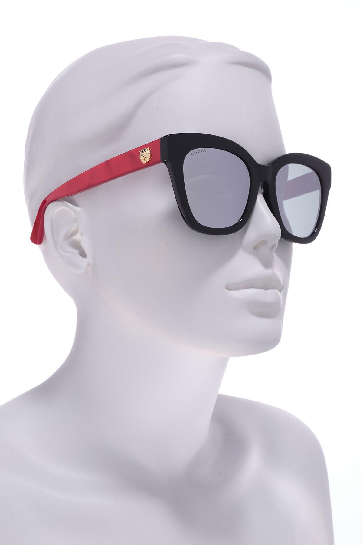 gucci 52mm square sunglasses