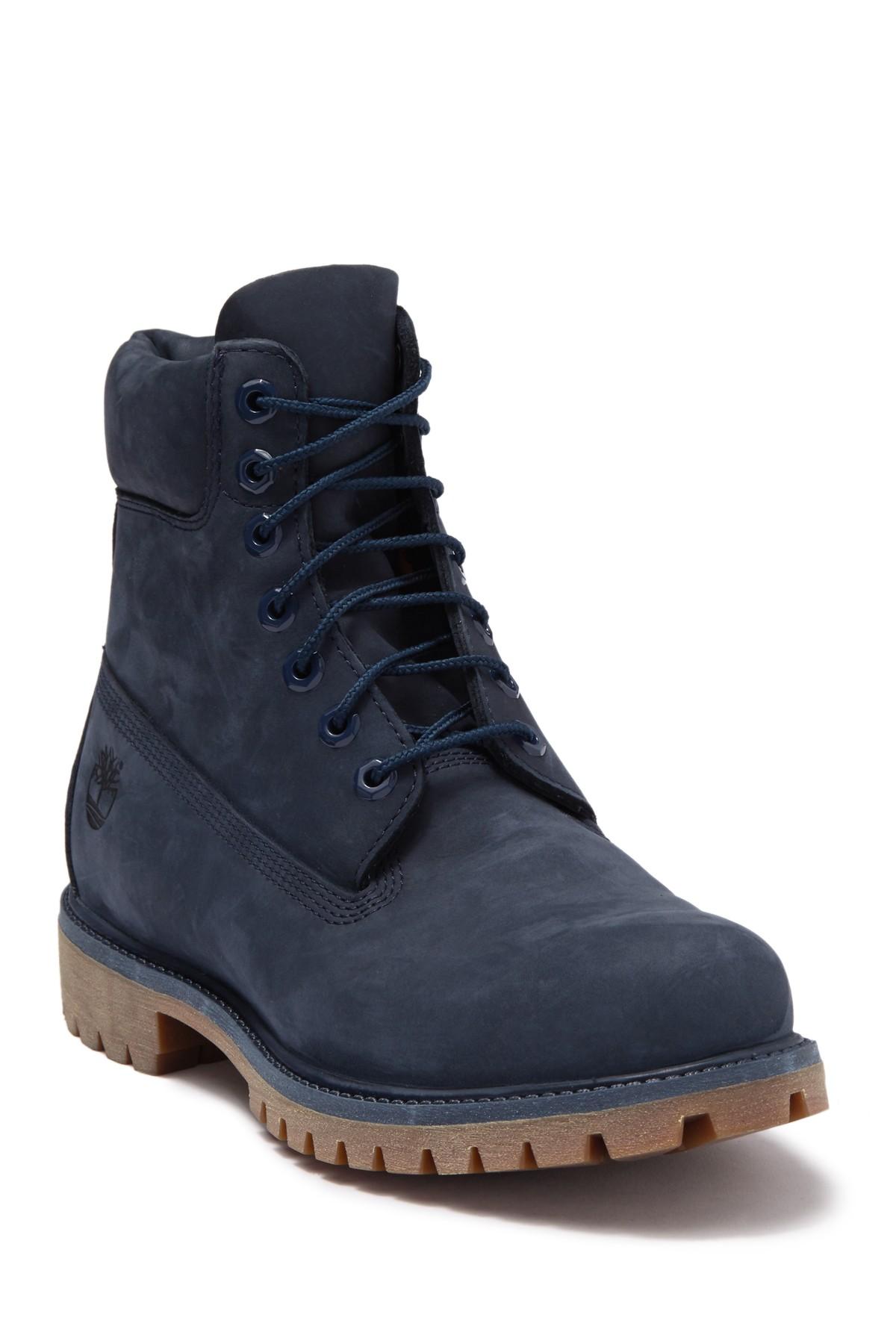 timberland mens blue boots