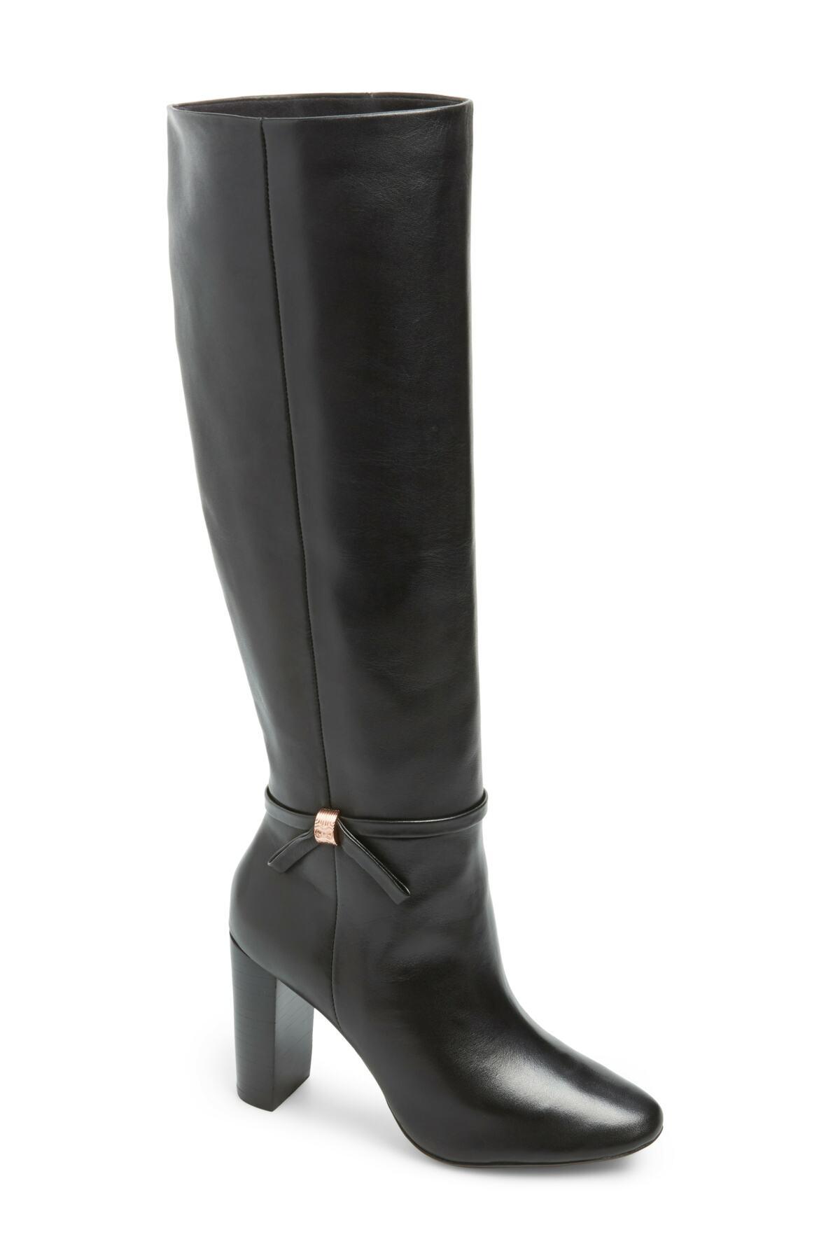 ted baker black leather boots