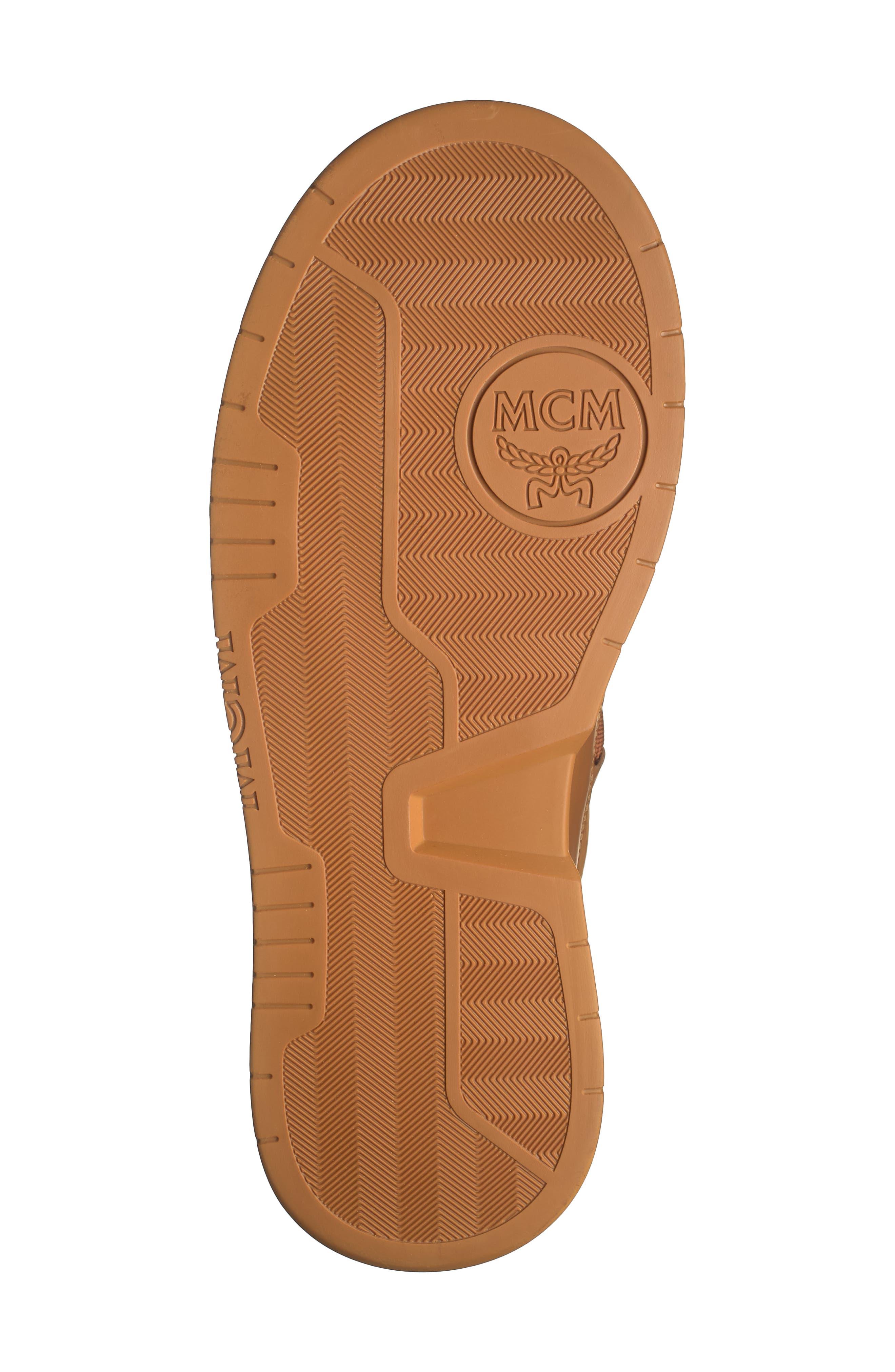 MCM Visetos 40mm monogram ankle boots - Brown