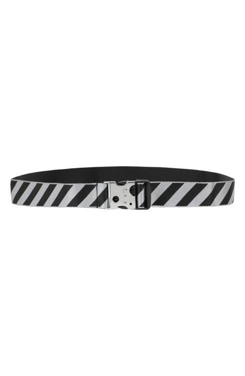 Off-White c/o Virgil Abloh Meteor Stripe Tape Belt in Black for