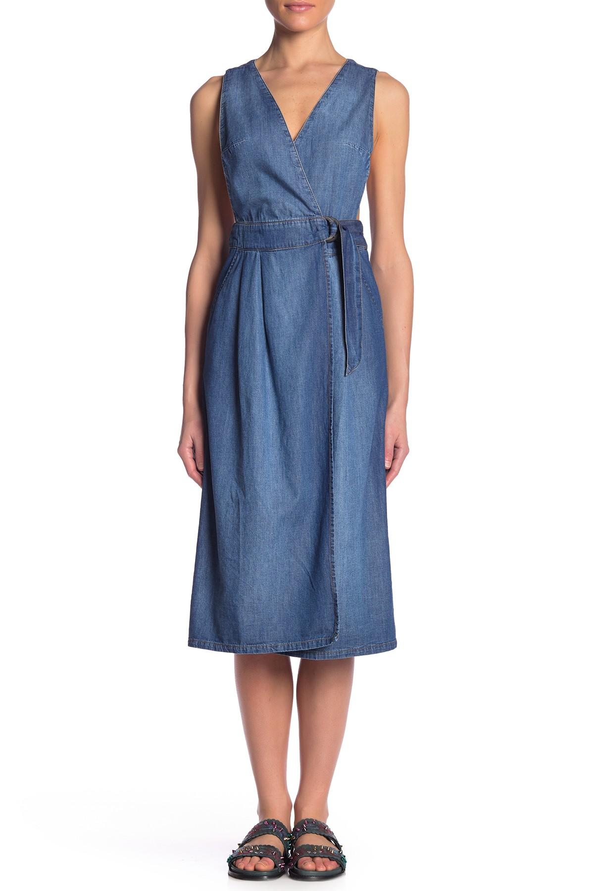 free people keeping my cool denim dress
