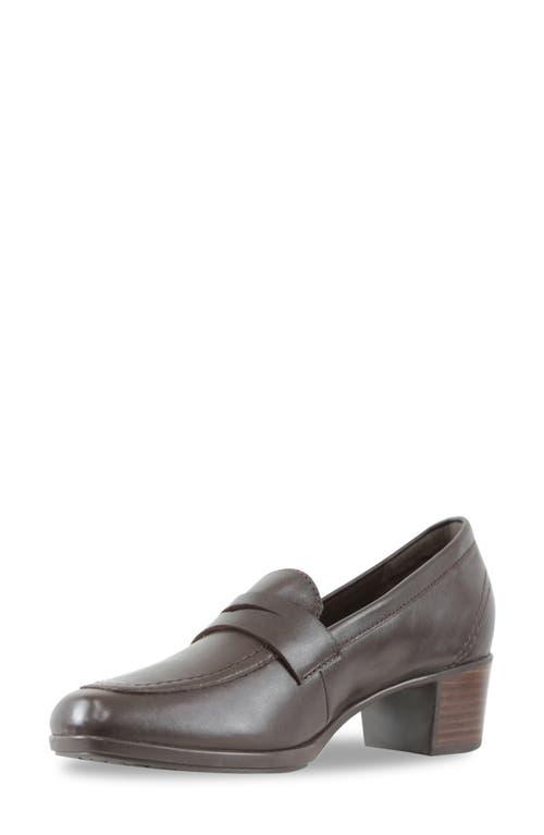 Munro Ellis Penny Loafer Pump in Gray Lyst