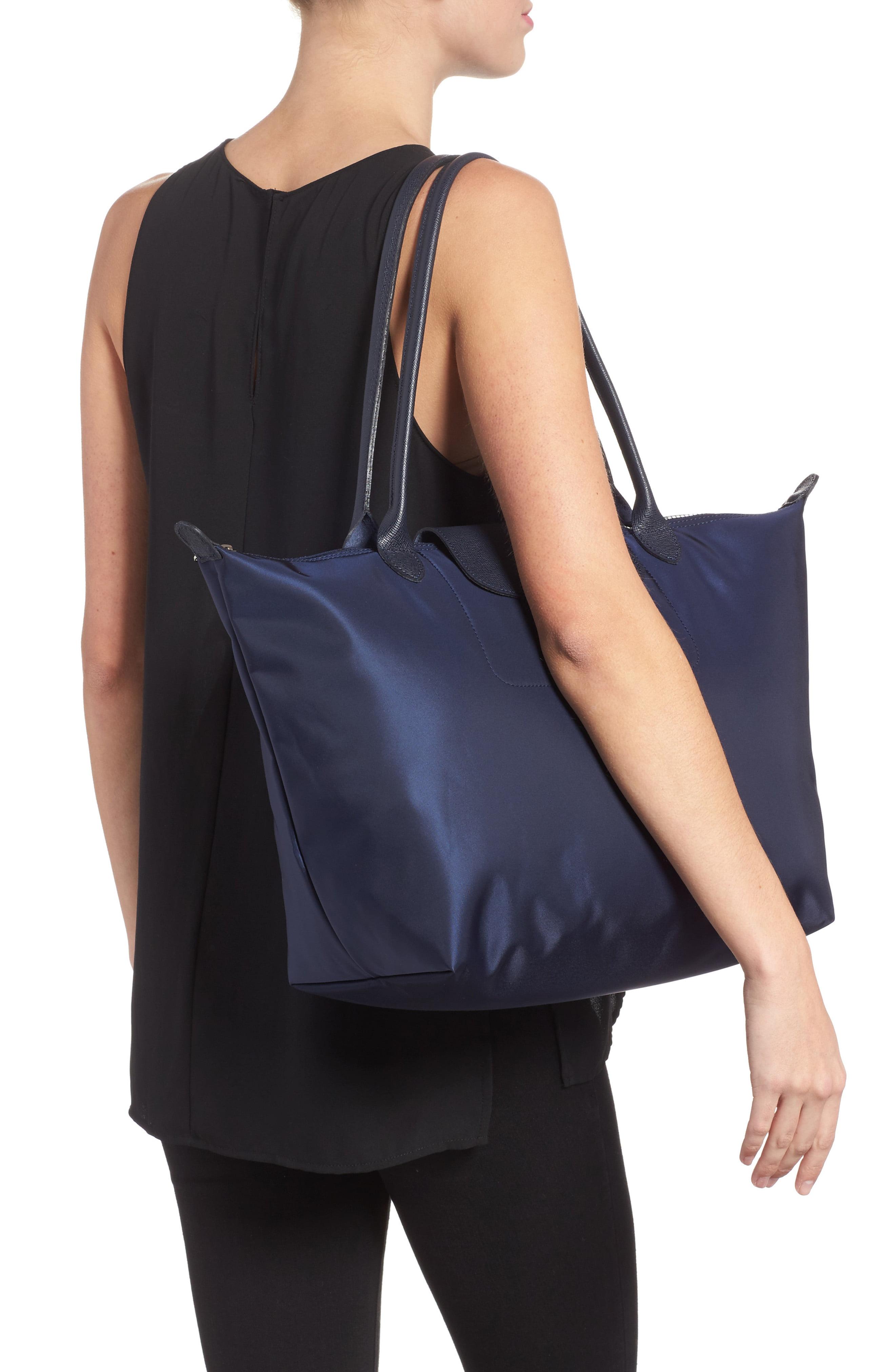 Longchamp Synthetic Le Pliage Neo Shoulder Tote in Blue Lyst
