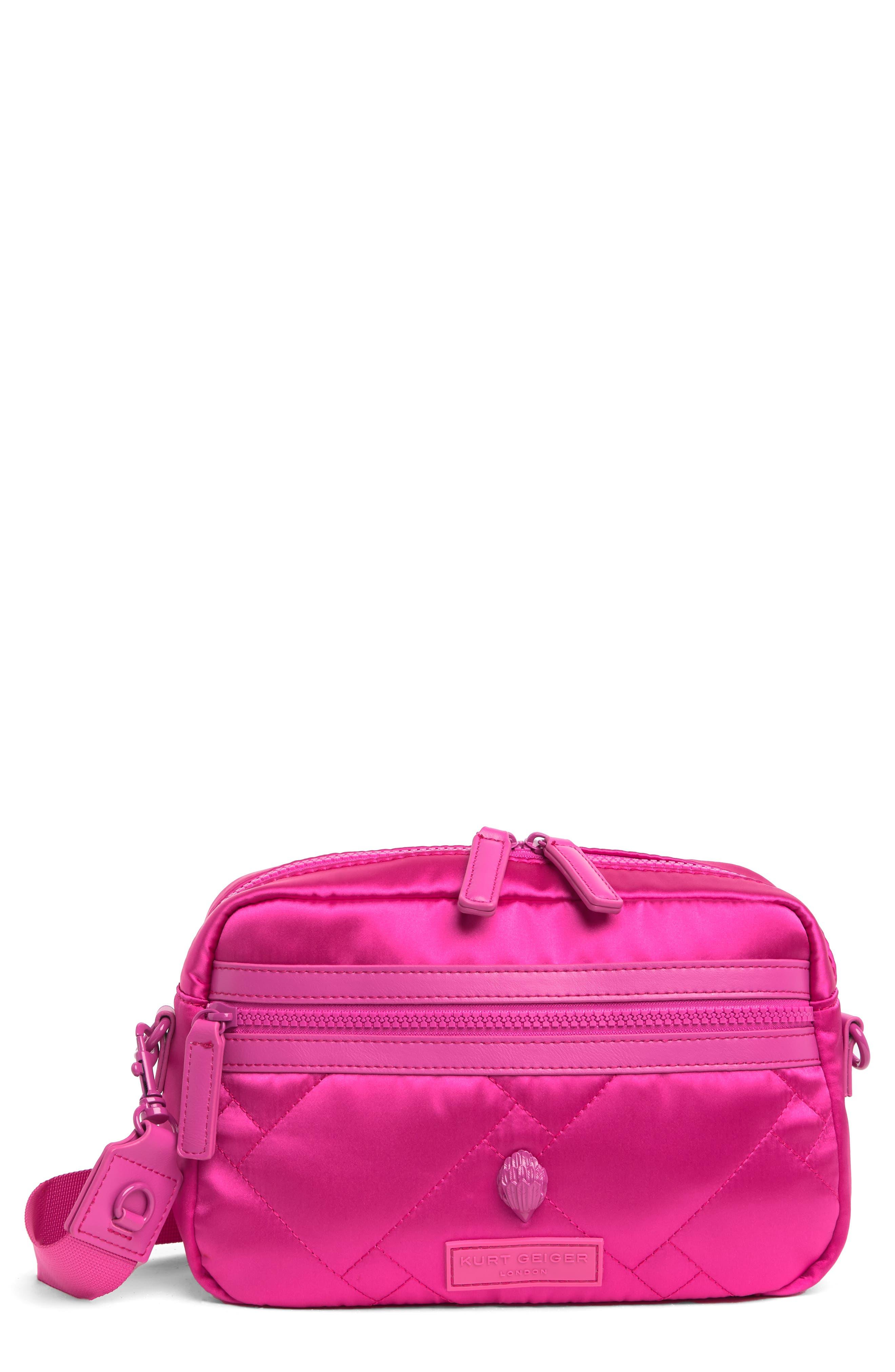 Fancy Quilt Crossbody Pink Slingbag