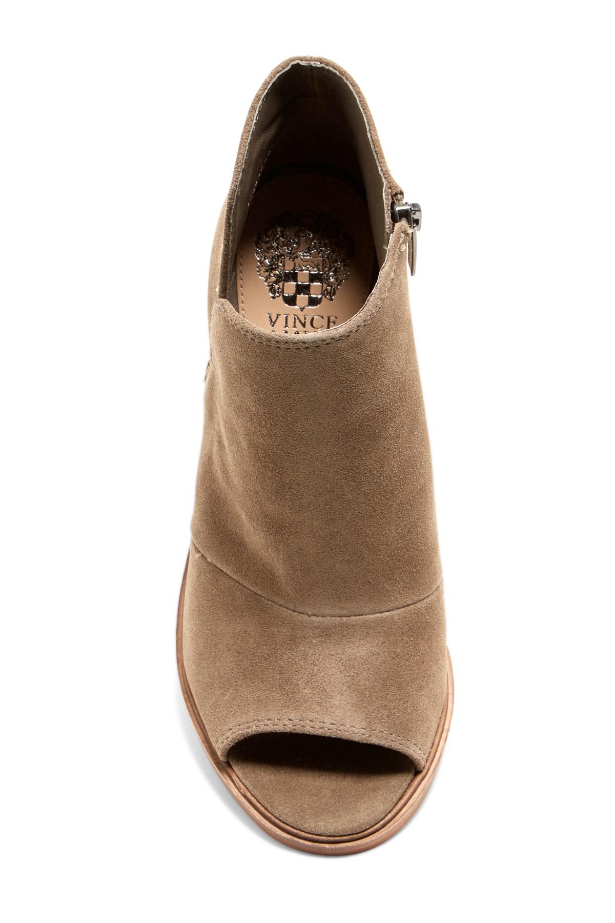 peep toe bootie