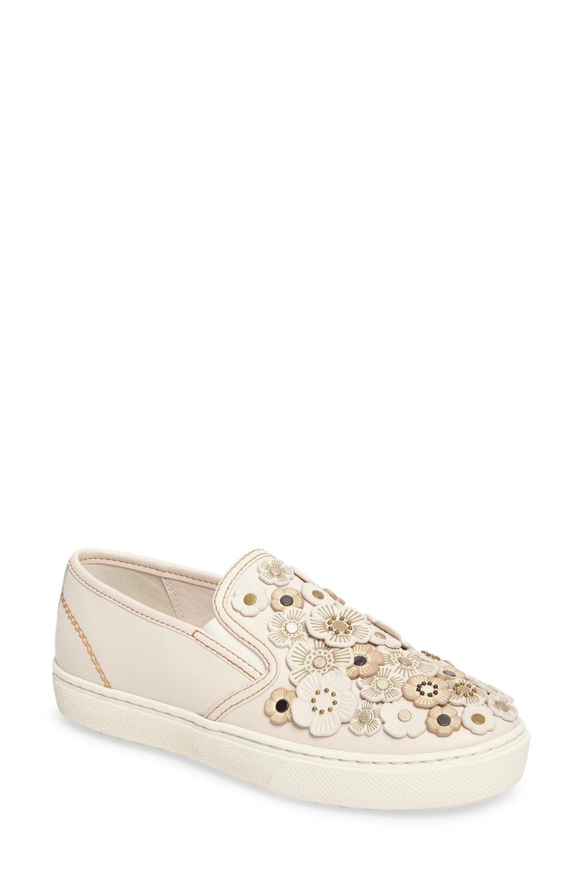 coach tea rose sneakers