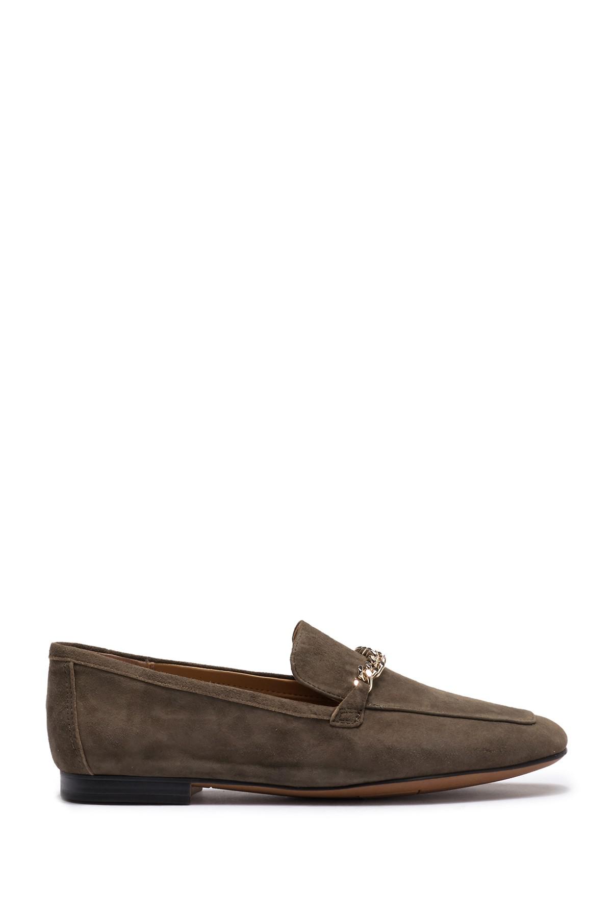 franco sarto dana suede chain loafer