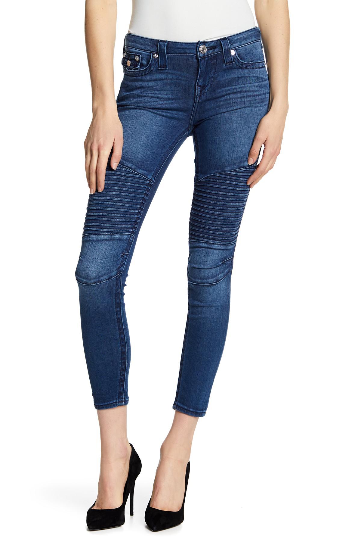 halle super skinny cargo moto womens jean