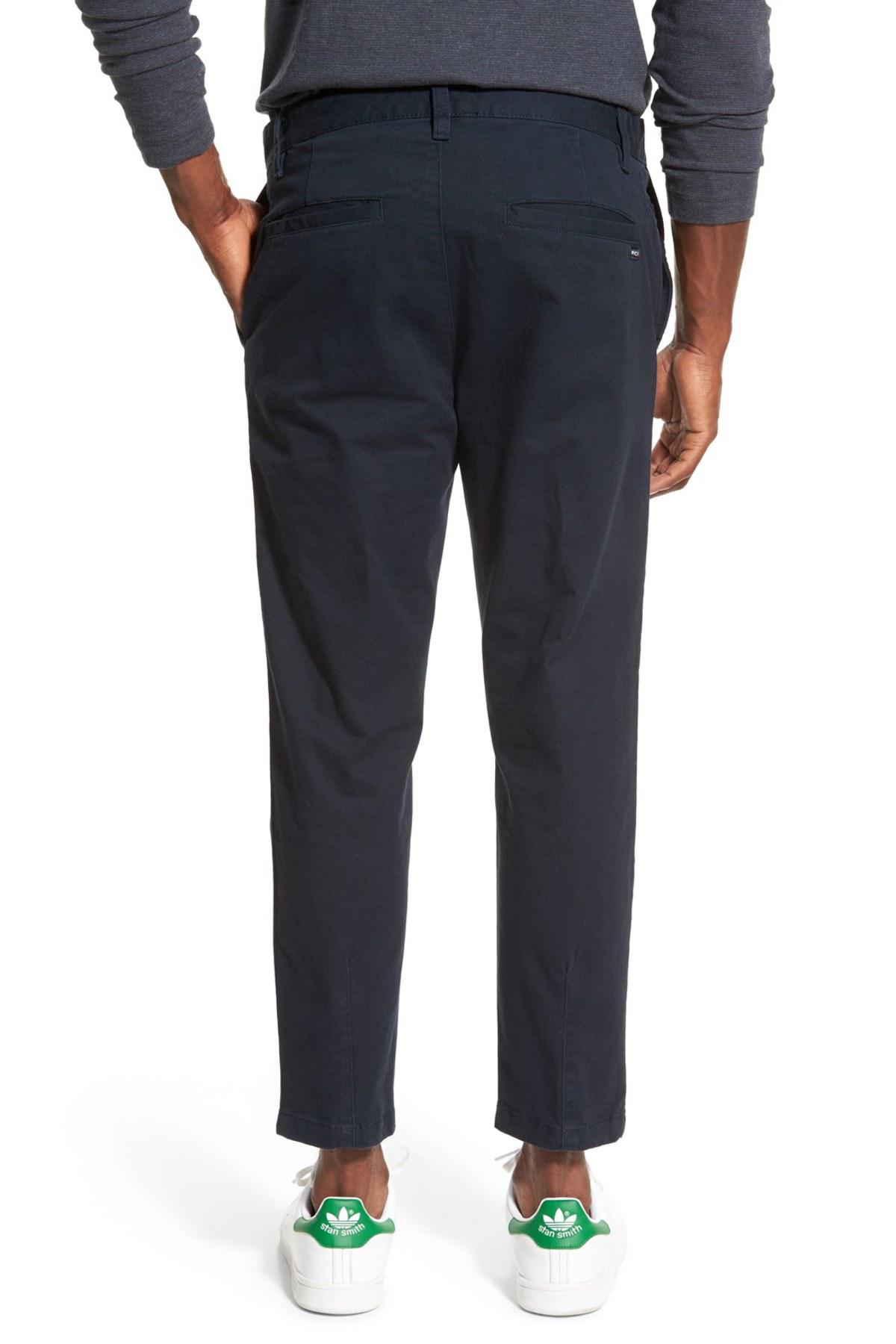 RVCA Cotton Hitcher Tapered Fit Cropped 