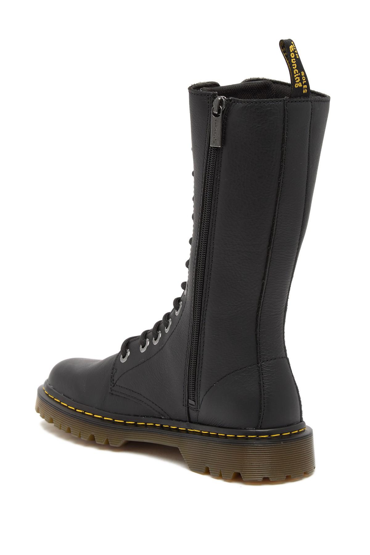 luana leather mid top boot
