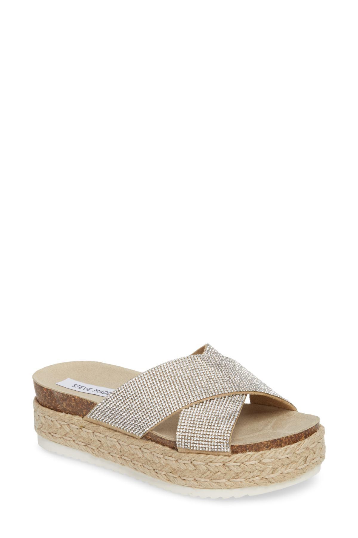 platform espadrille sandals steve madden