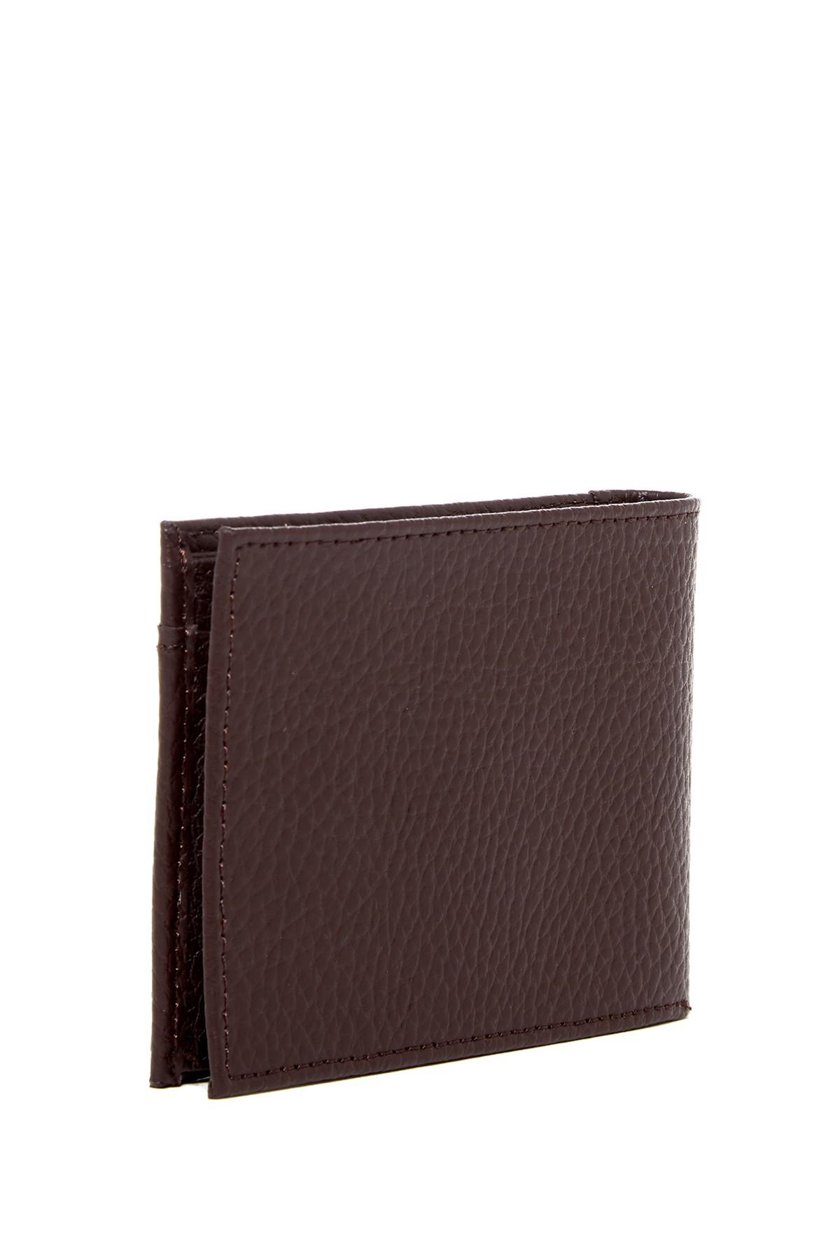 Nike Leather Passcase Wallet in Brown for Men | Lyst