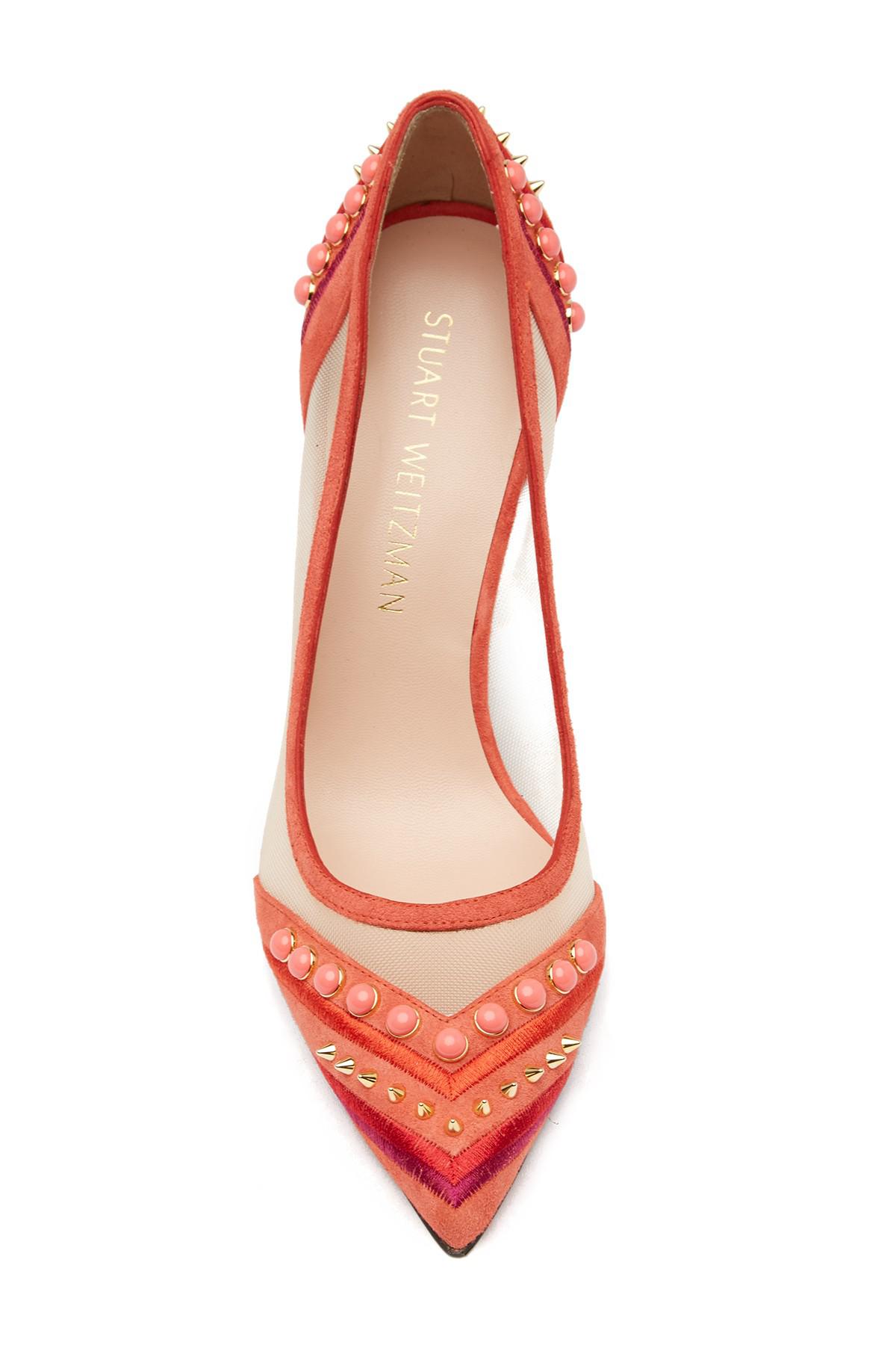 pumps with embellishment