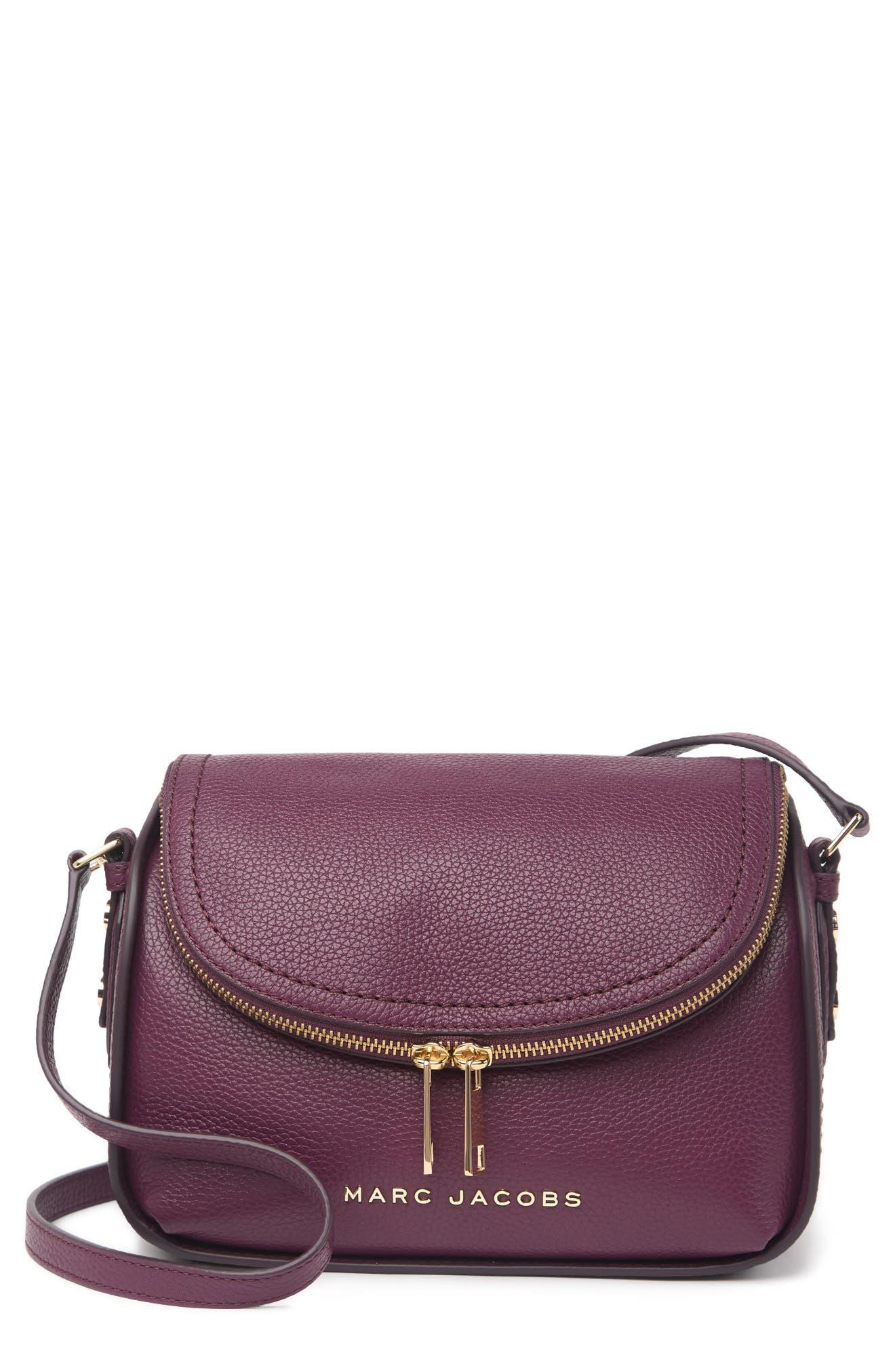 Marc Jacobs The Groove Leather Mini Messenger Bag In Prune At Nordstrom  Rack in Purple | Lyst