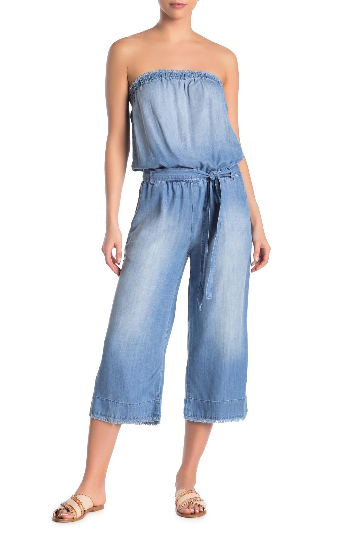 Cloth and stone strapless jumpsuit Clearance