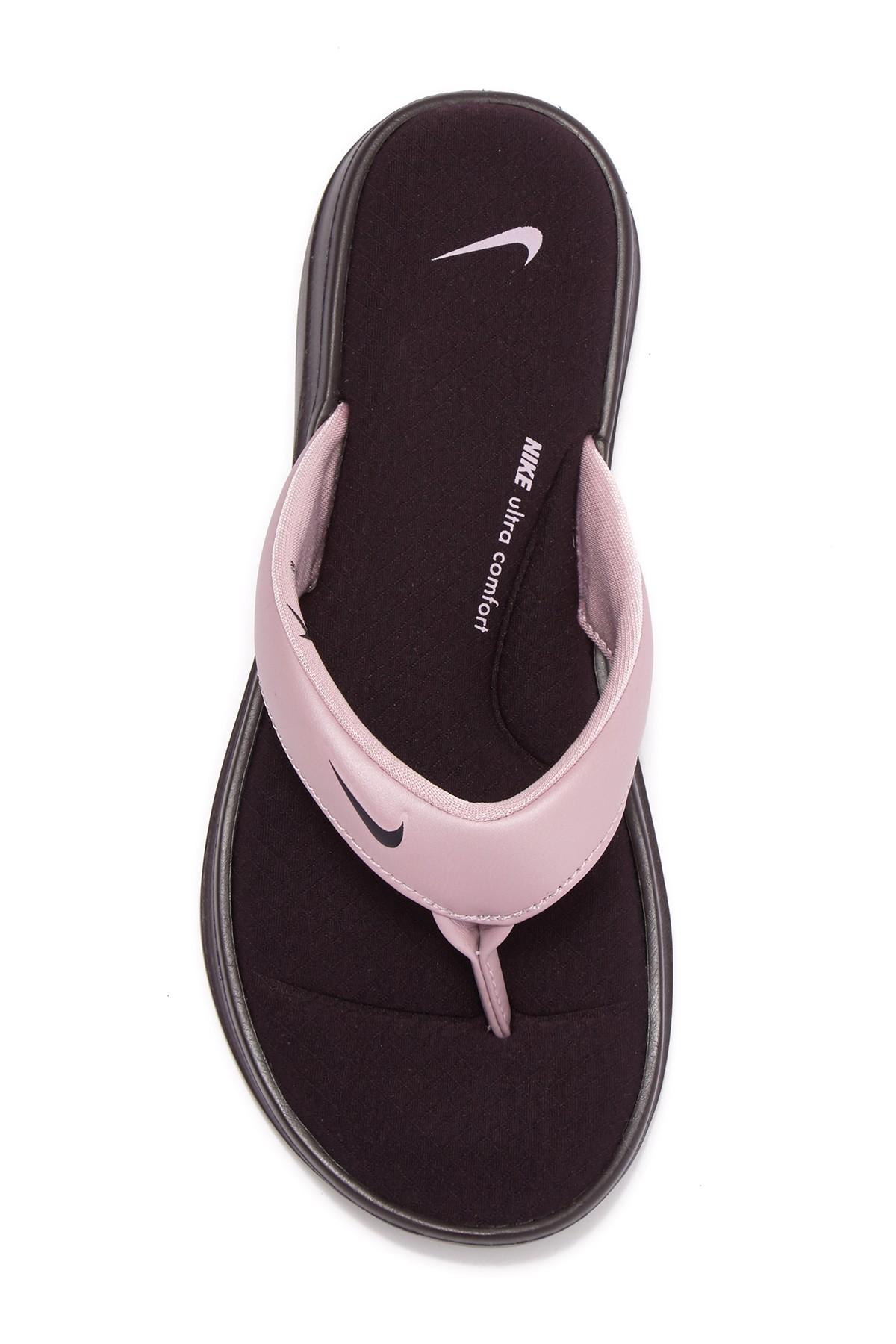 sød niveau lungebetændelse Nike Ultra Comfort 3 Flip Flops in Black | Lyst