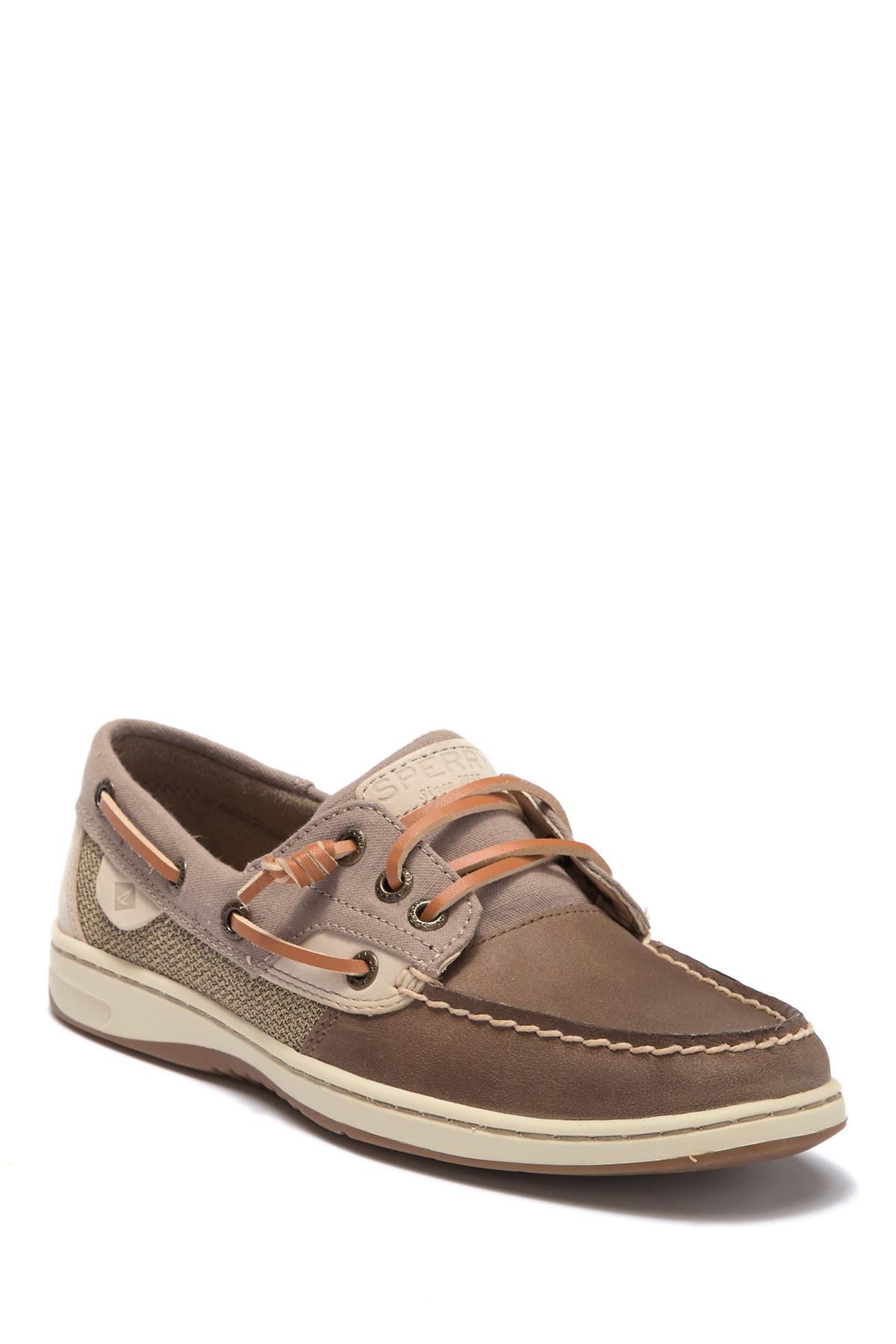 sperry rosefish taupe