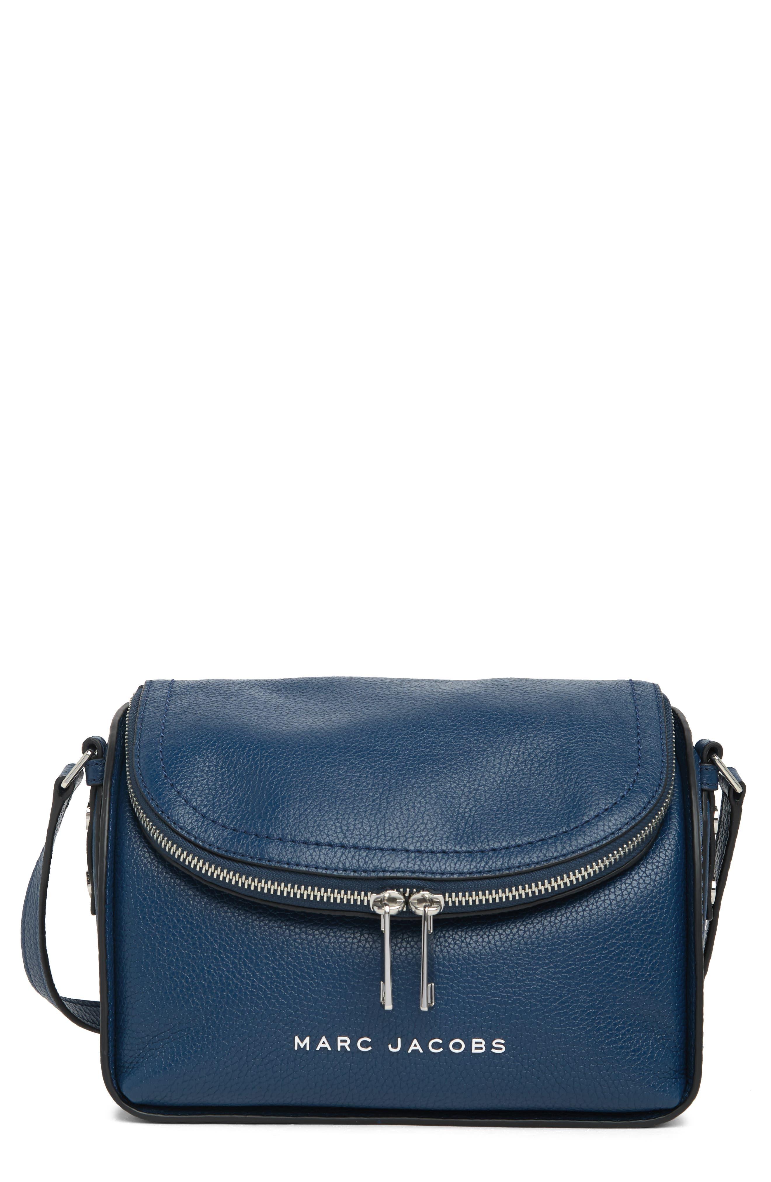 Marc Jacobs The Groove Leather Mini Messenger Bag In Blue Lyst