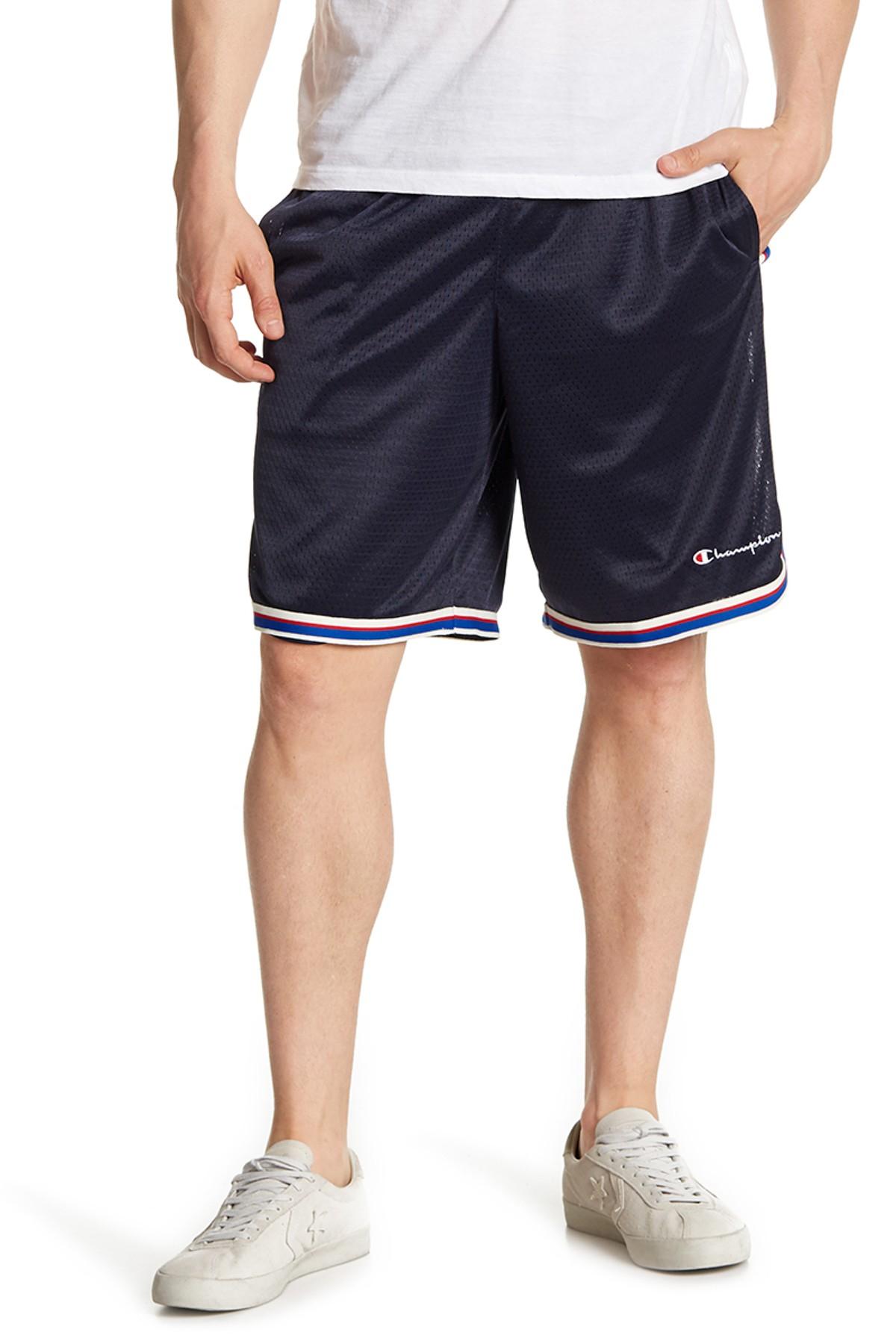 Download Champion Synthetic Core Mesh Basketball Shorts in Navy ...