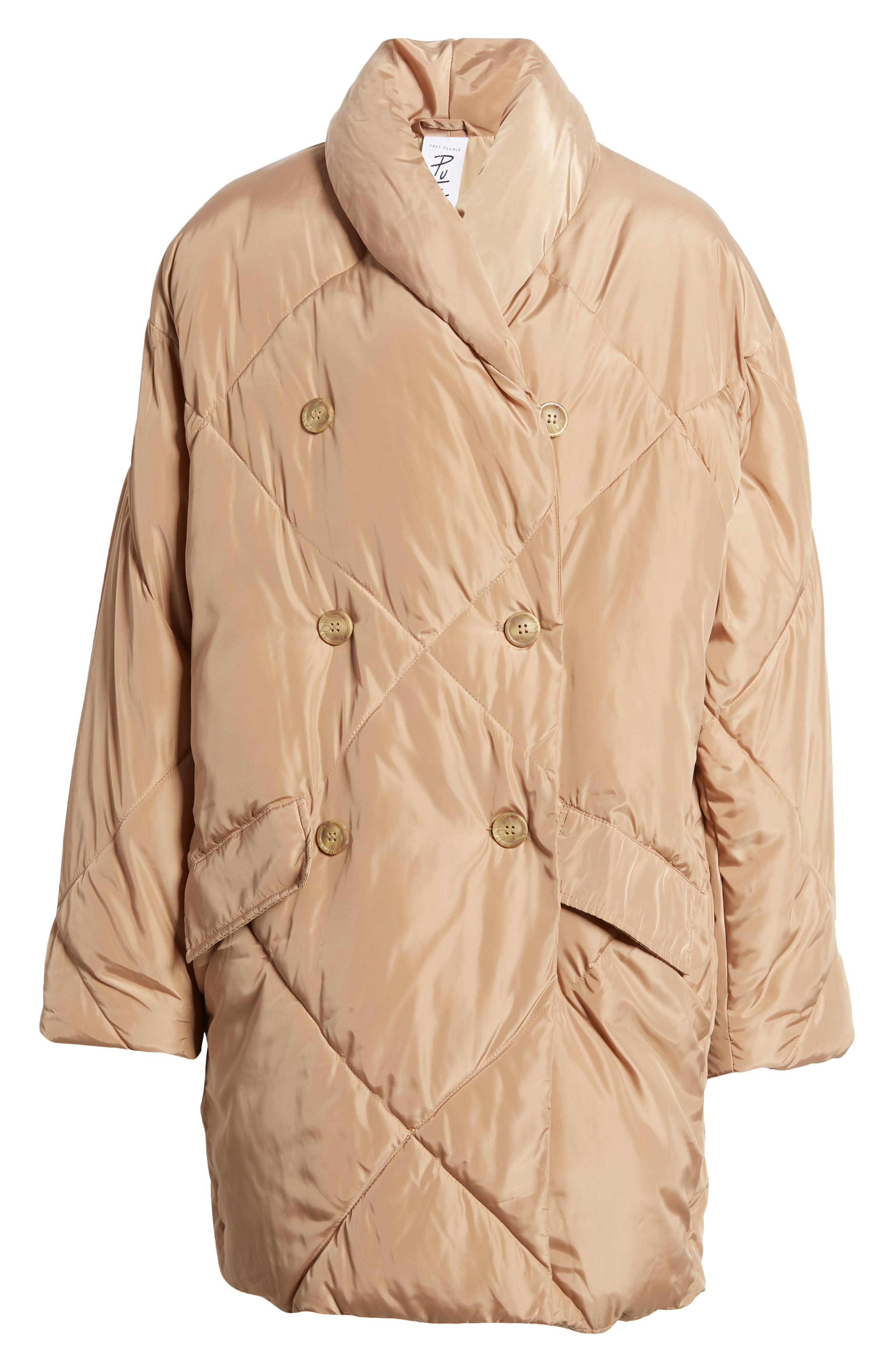 free people ella longline puffer jacket