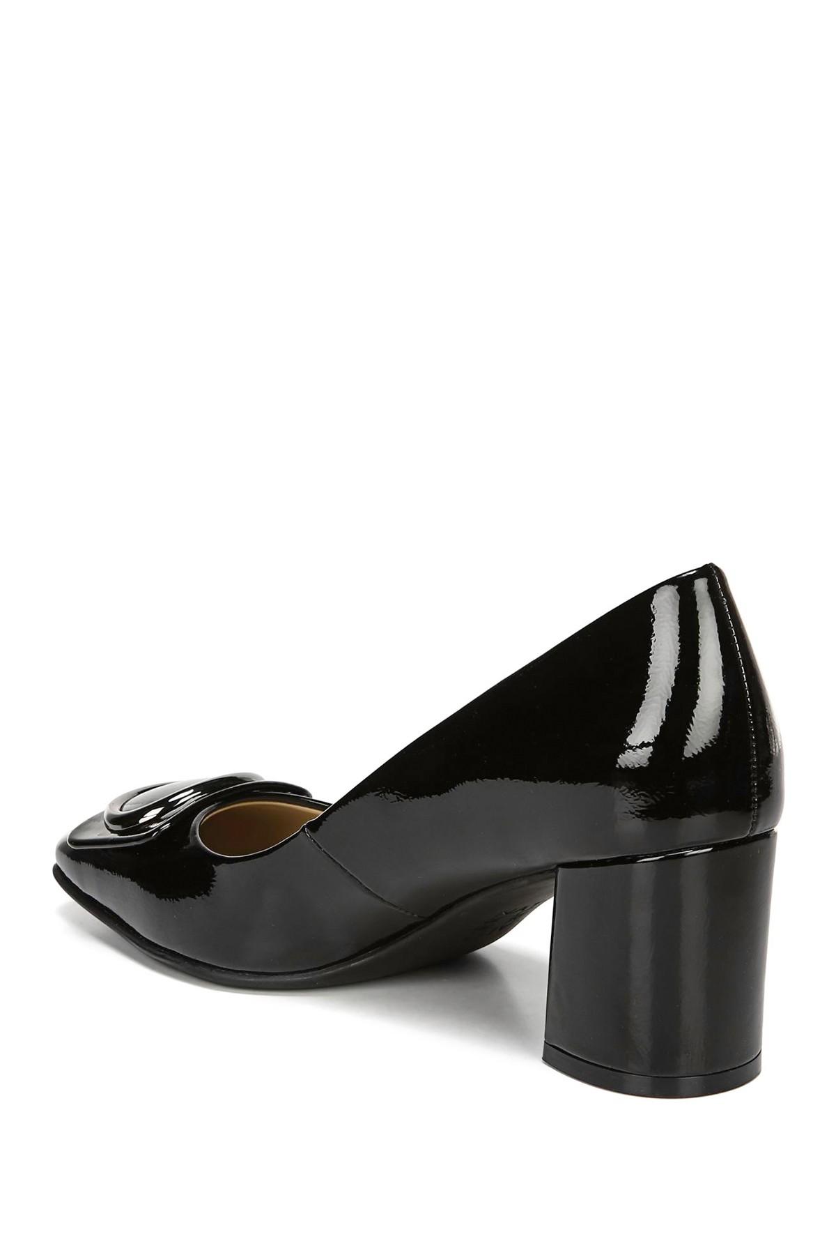 naturalizer black block heels