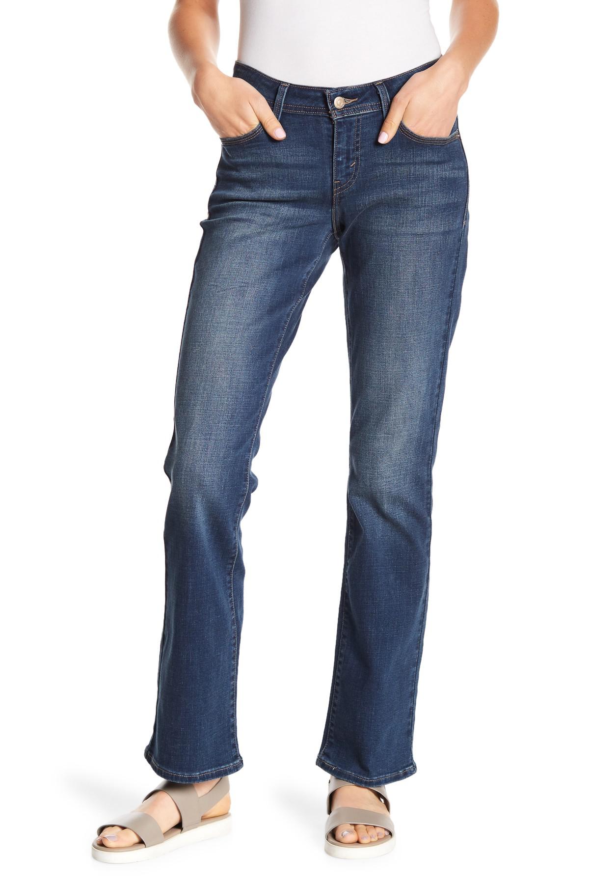 Levi's Denim 529 Curvy Style Bootcut Jeans in Blue - Lyst