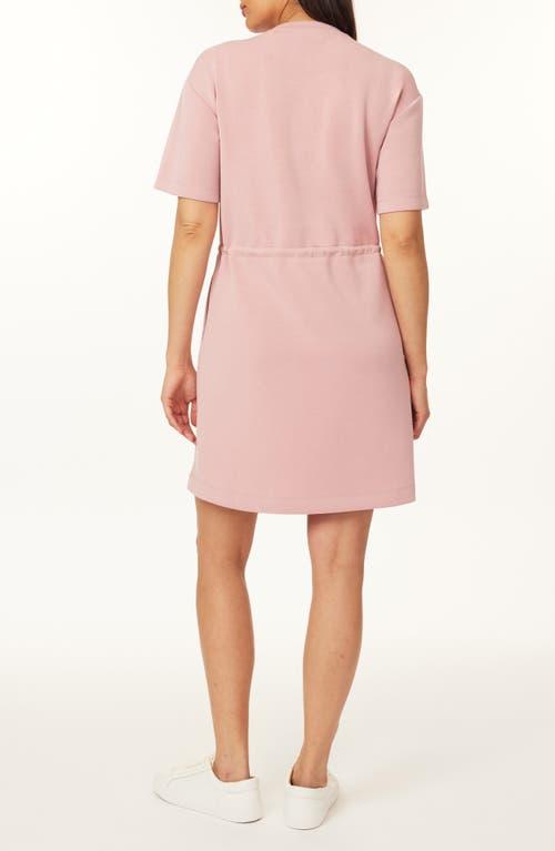scotch and soda pink dress Draped Midi Dress