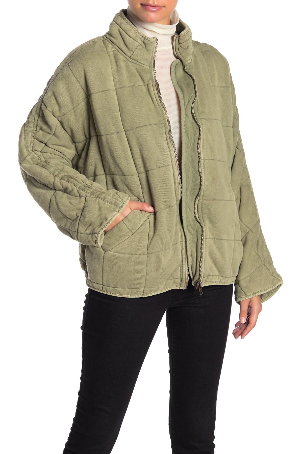 Free People Cotton Dolman Sleeve Quilted Jacket Lyst