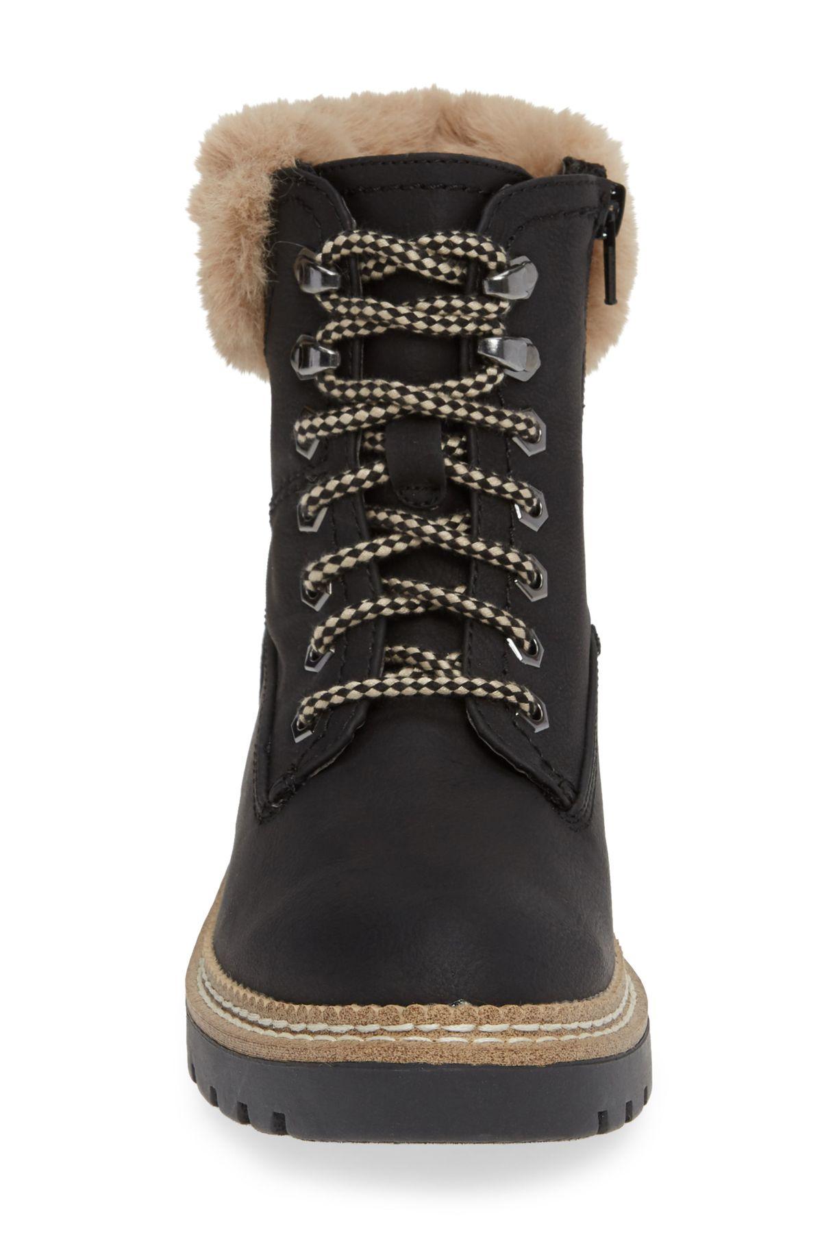 steve madden alaska lace up bootie