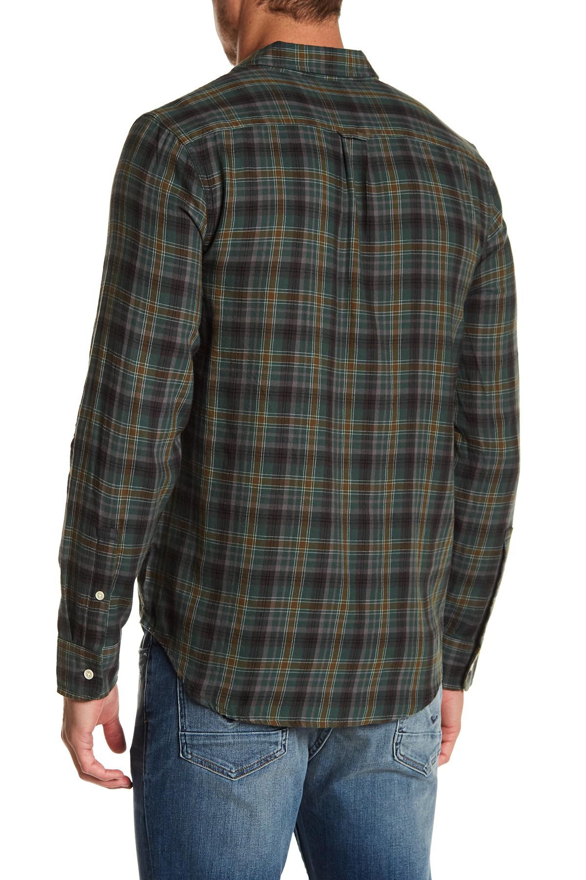 Lyst - Lucky Brand Clean Plaid Two Pocket Classic Fit Shirt for Men