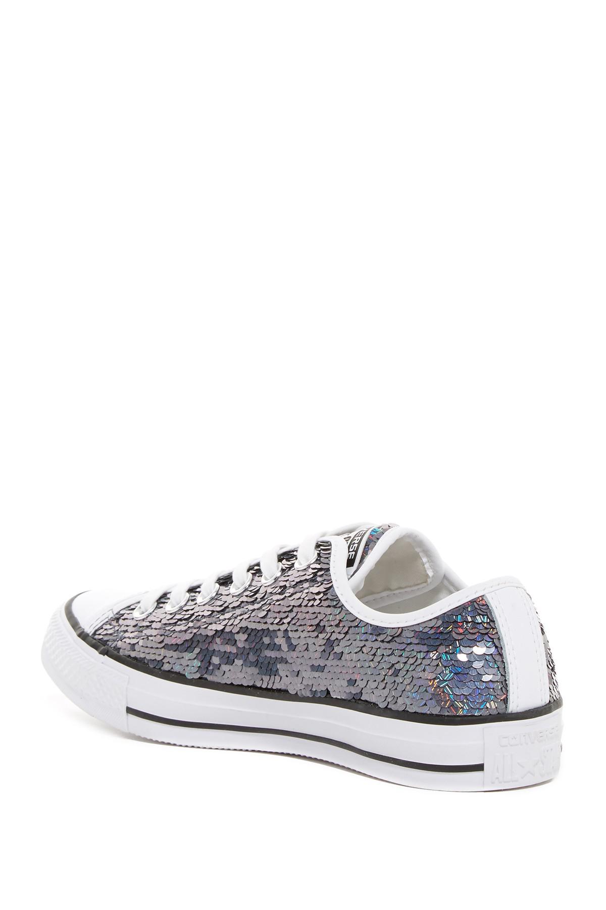 converse sequin low top