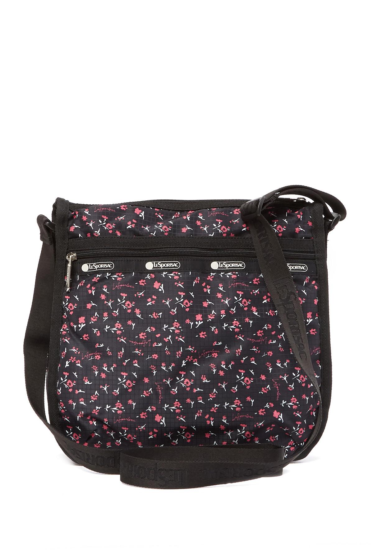 Lesportsac Crossbody Floral Pattern Lesportsac Butterfly Print Dc05ca
