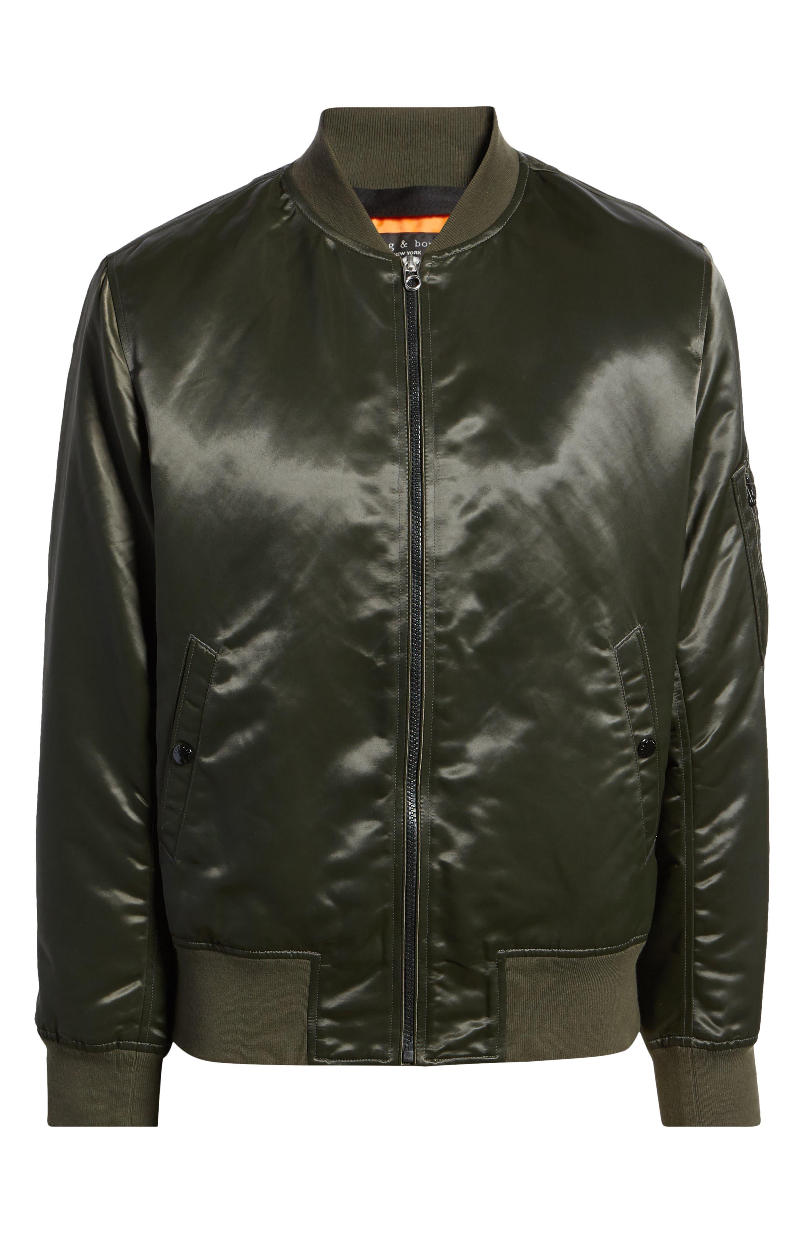 Rag & Bone Synthetic Recycled Manston Bomber Classic Fit Jacket in ...