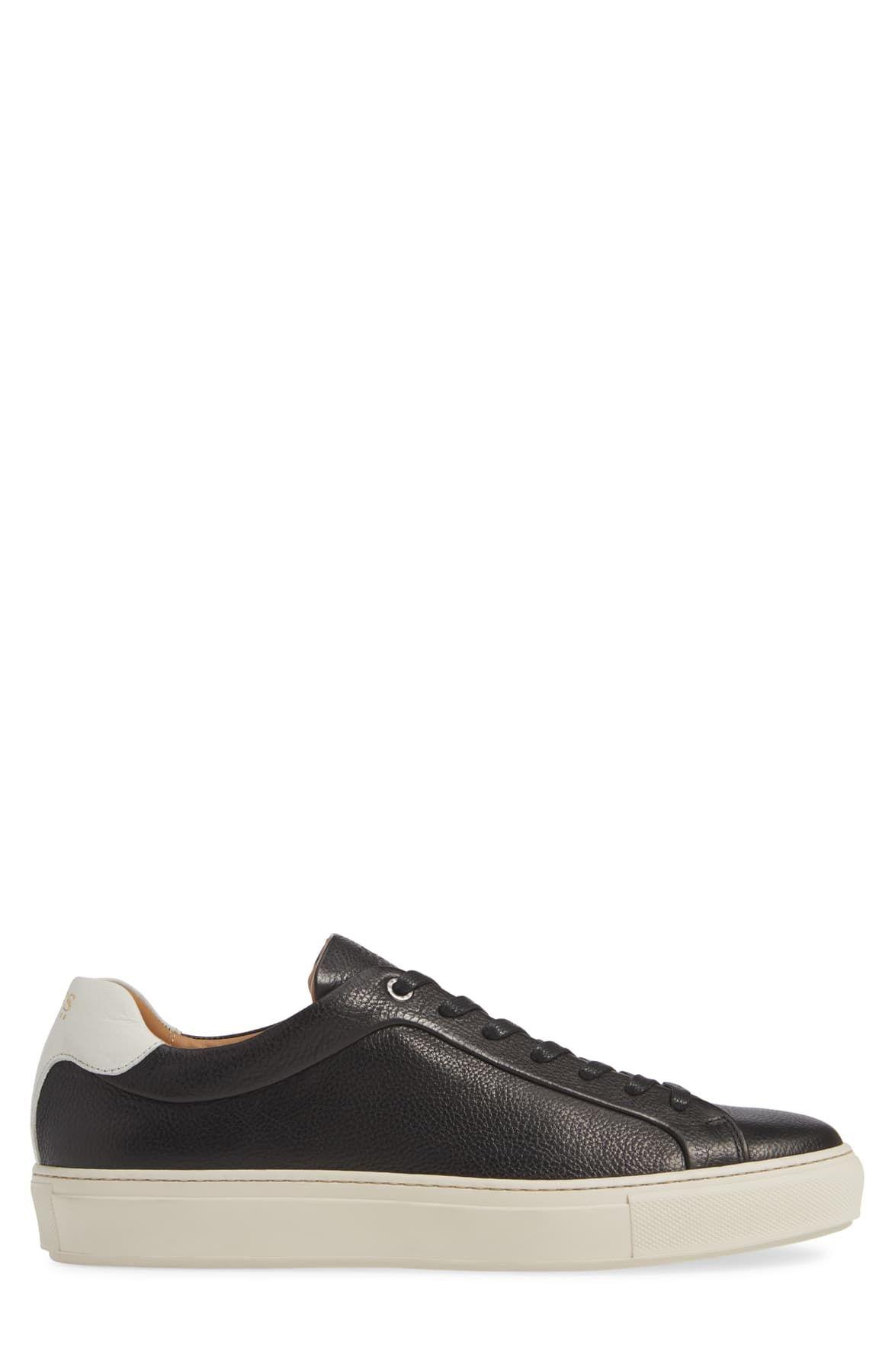 boss leather sneakers