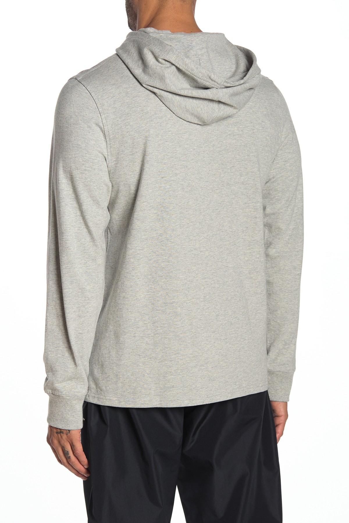 Lyst Champion Heavy Weight Jersey Hoodie in Gray for Men