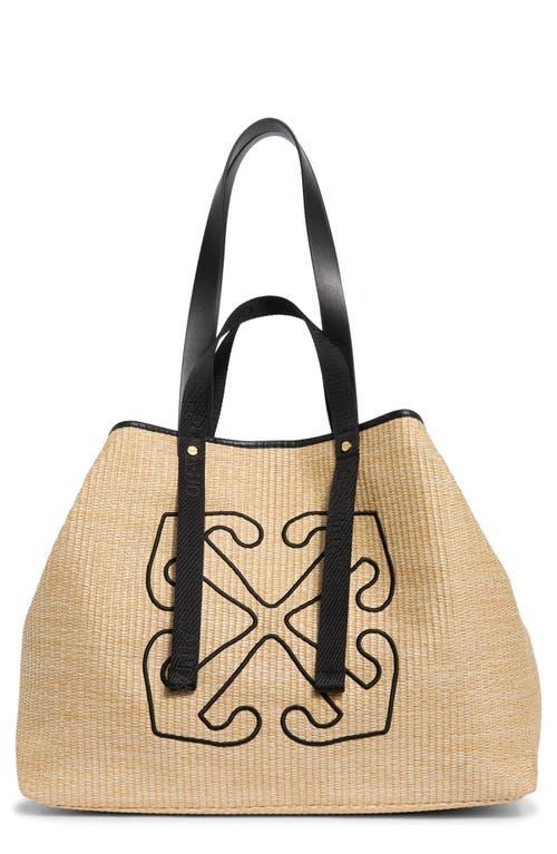 Off-White◉Virgil AblohトートバッグBEIGE BLACK◉ Off-White c/o Virgil Abloh Tote bags for Women | Online Sale up to