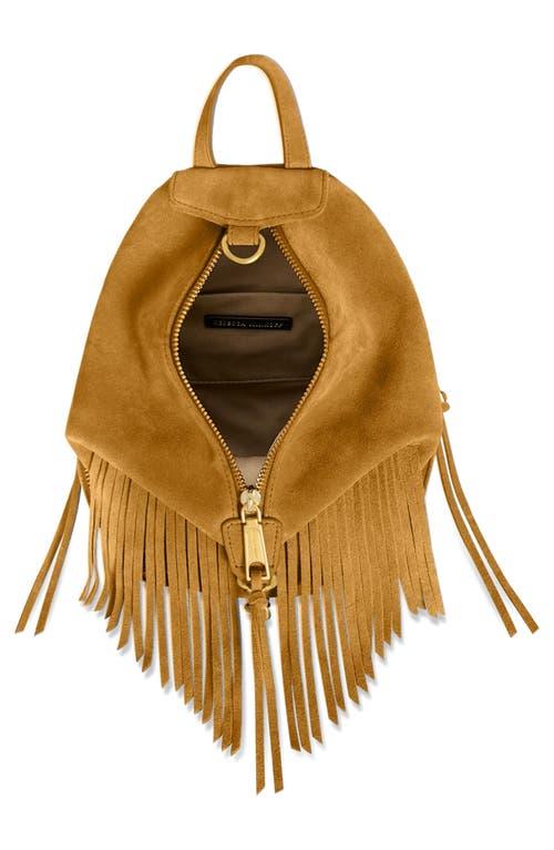 Rebecca Minkoff Orange Suede Drawstring Backpack Rebecca Minkoff Backpack - Etsy main image 2