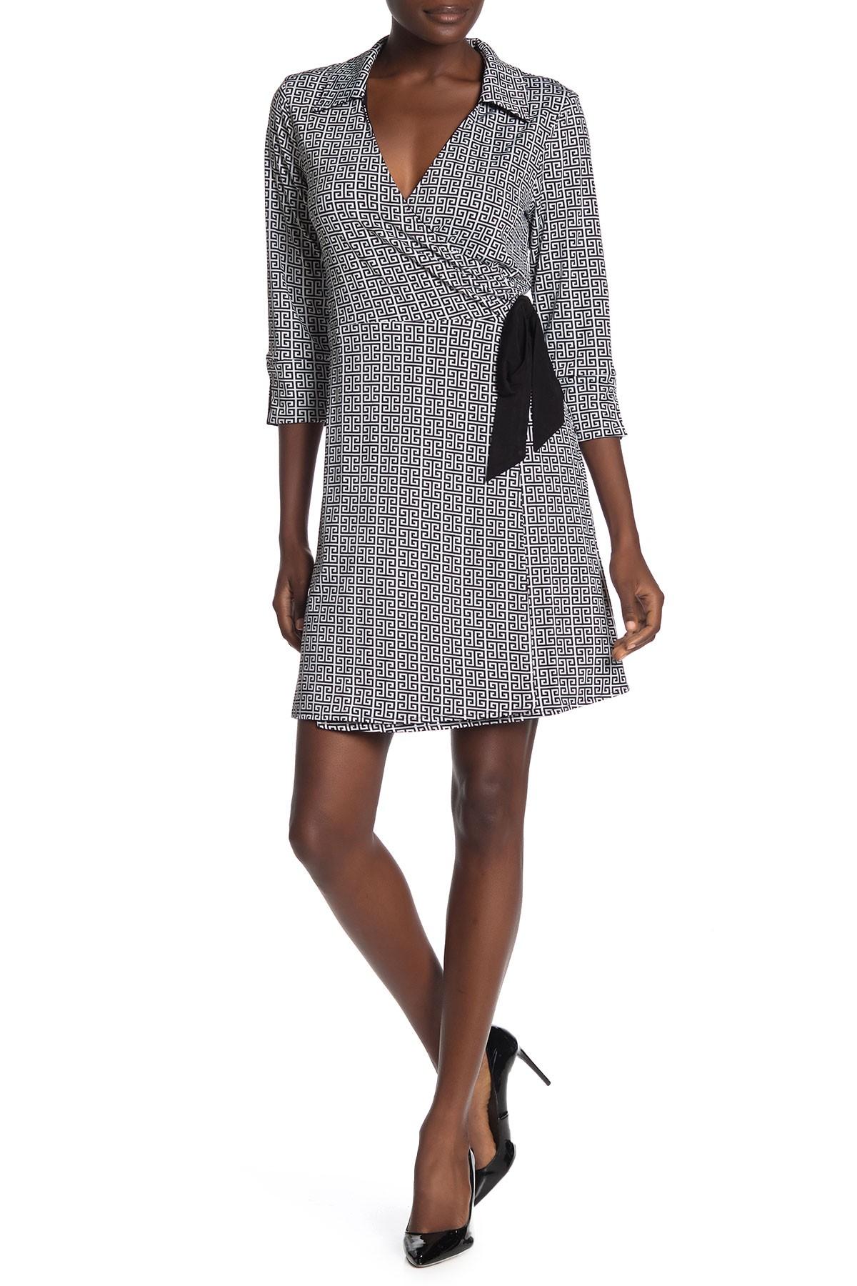 reversible wrap dress
