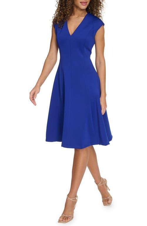 slim fit dress slacks Midi Dress with Ruffle Sleeves and V Neck Antique White / Standard / 10