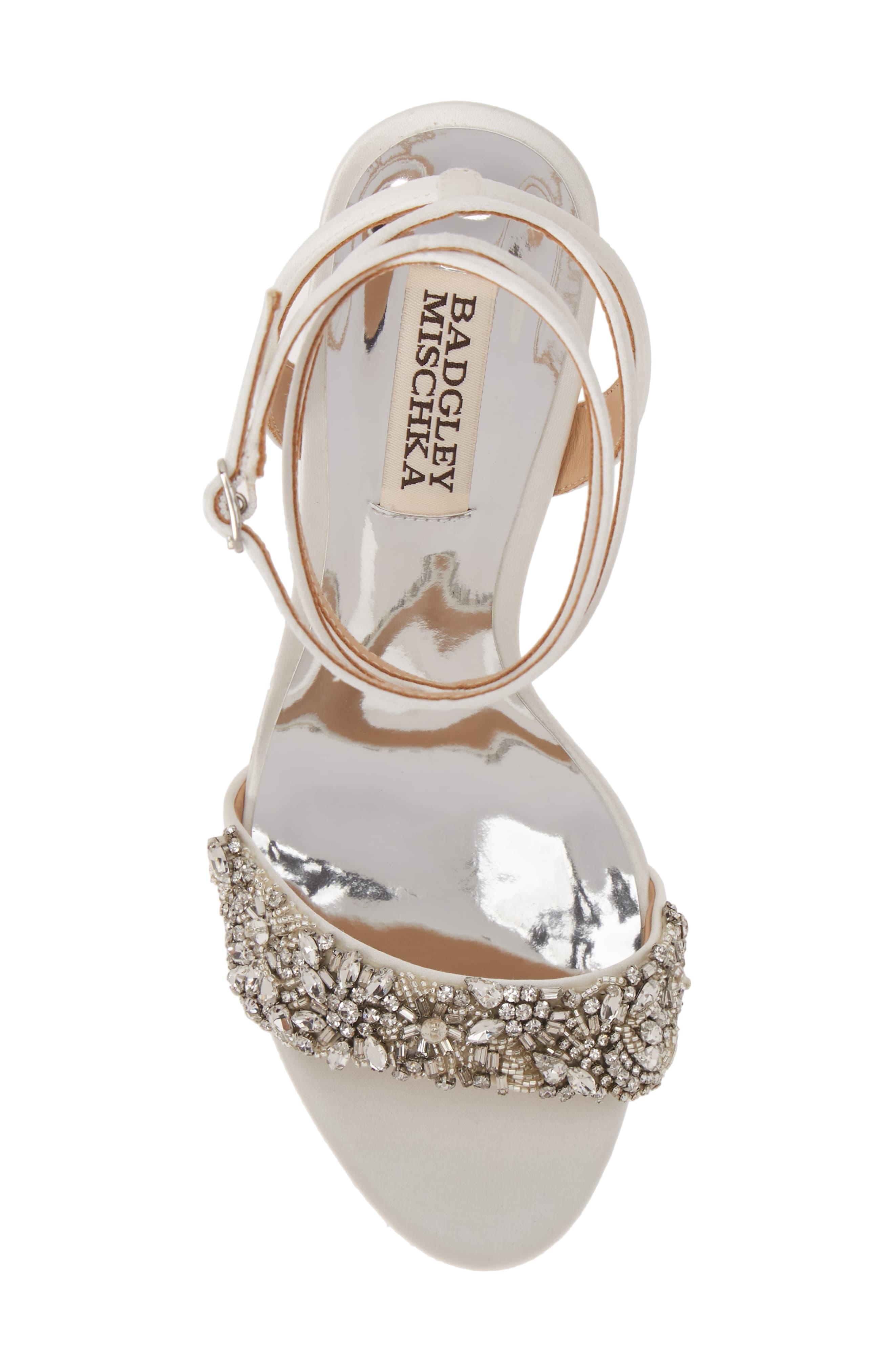 badgley mischka jen ankle strap sandal