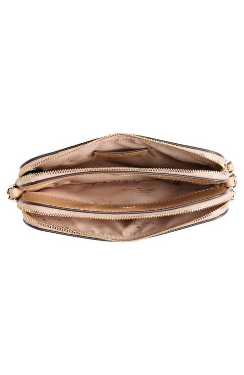 Kate Spade Cameron Double Zip Crossbody Bag in Natural | Lyst