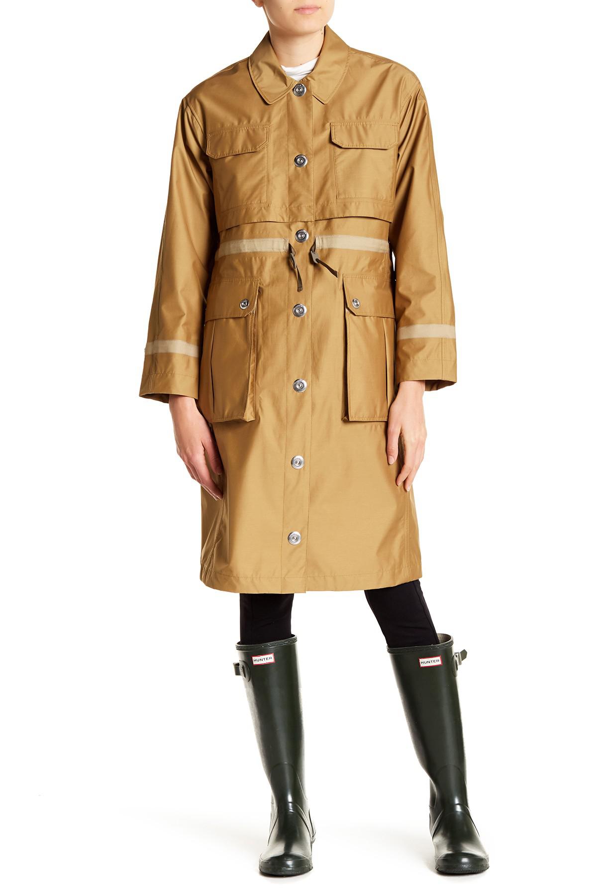 hunter trench coat
