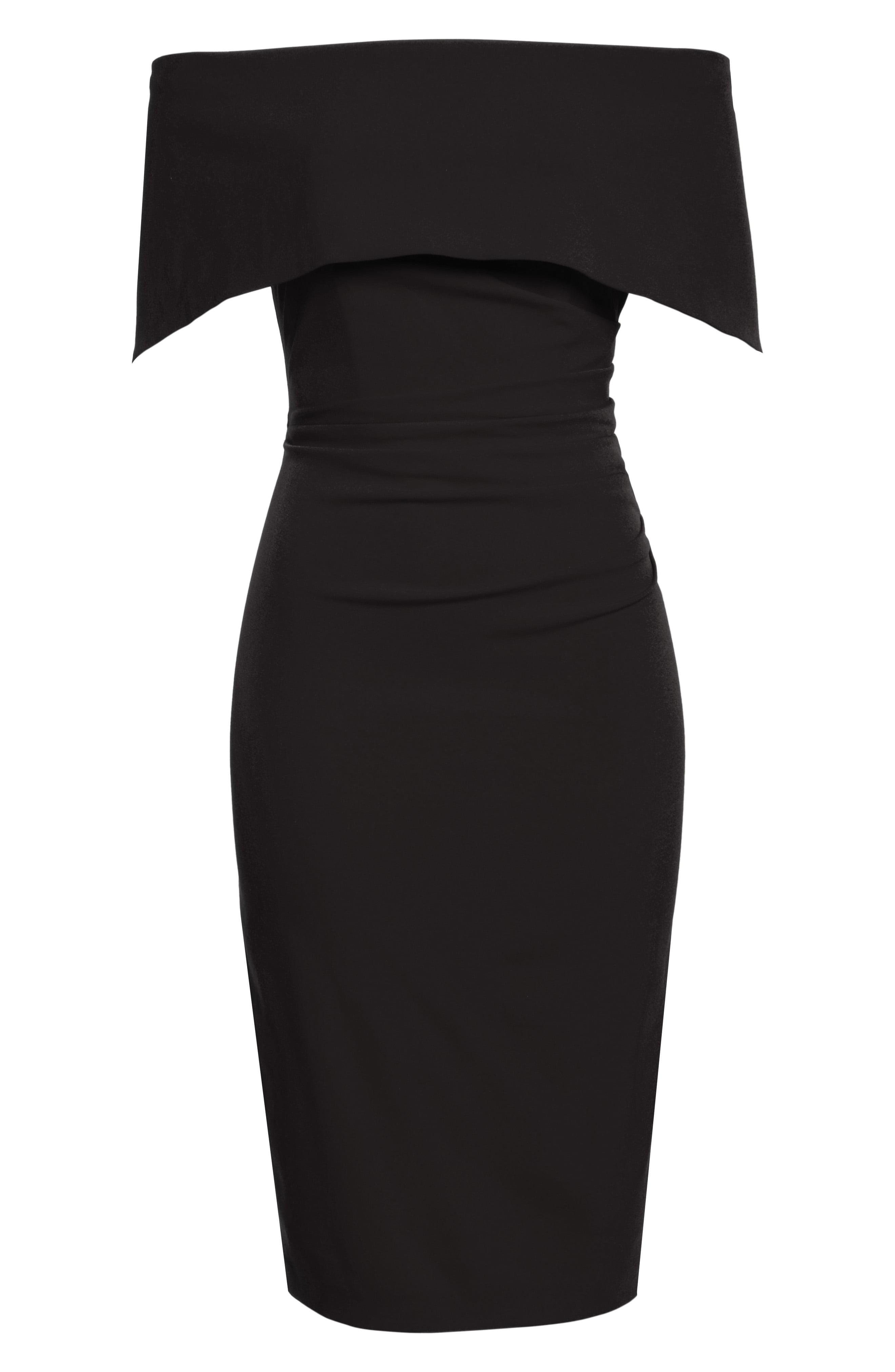 Vince Camuto Popover Dress in Black | Lyst