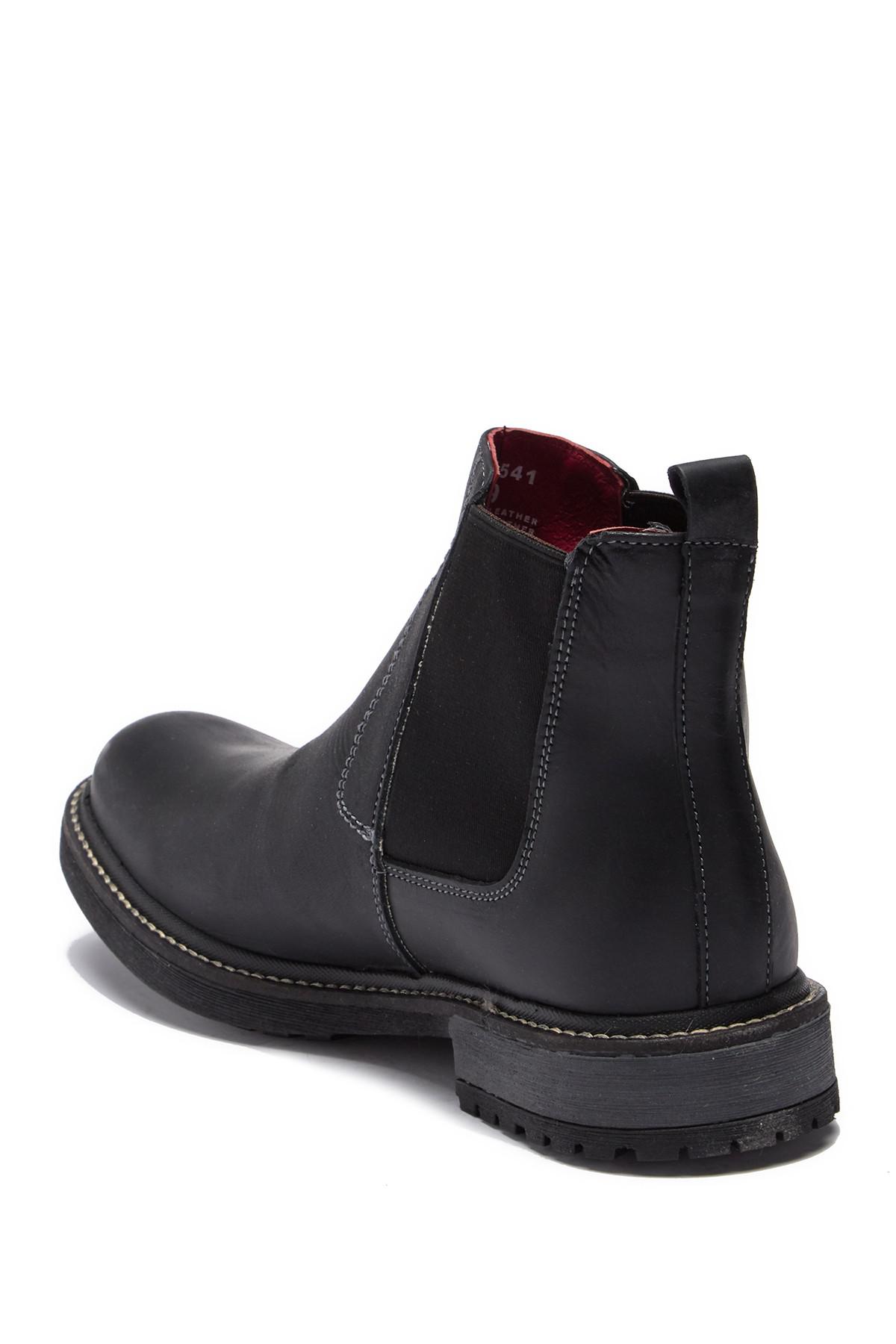 gbx panther leather chelsea boot