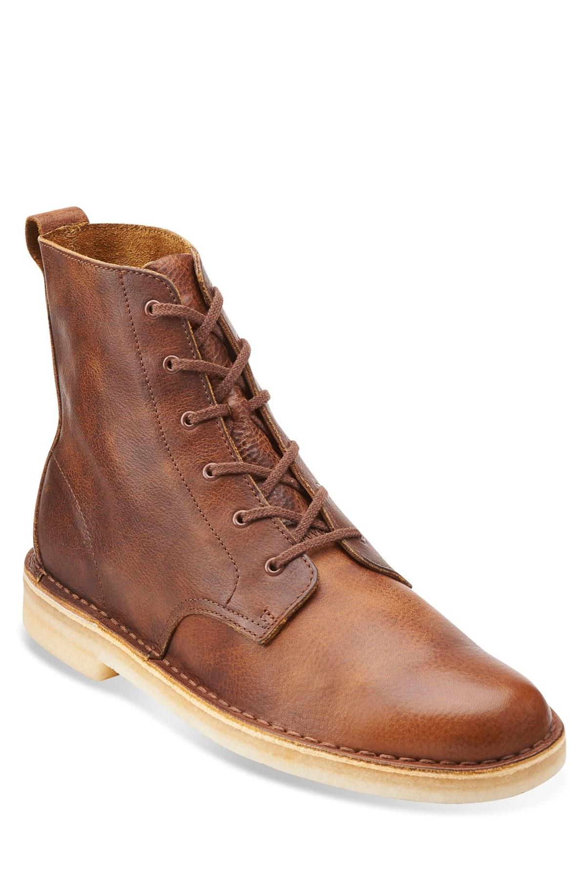 Clarks Leather Desert Mali Boot in (Brown) for Men - Lyst
