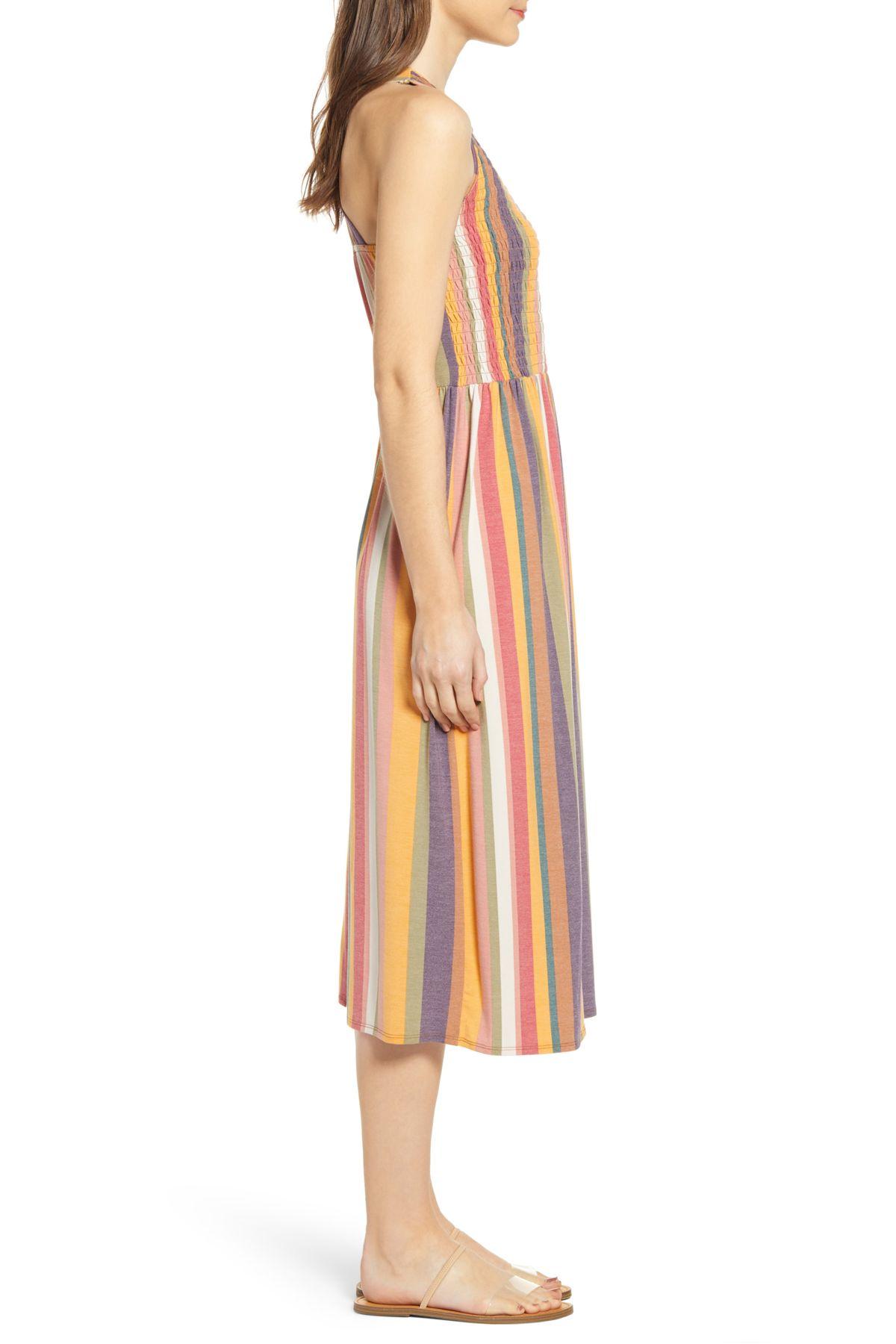 bp smocked midi dress