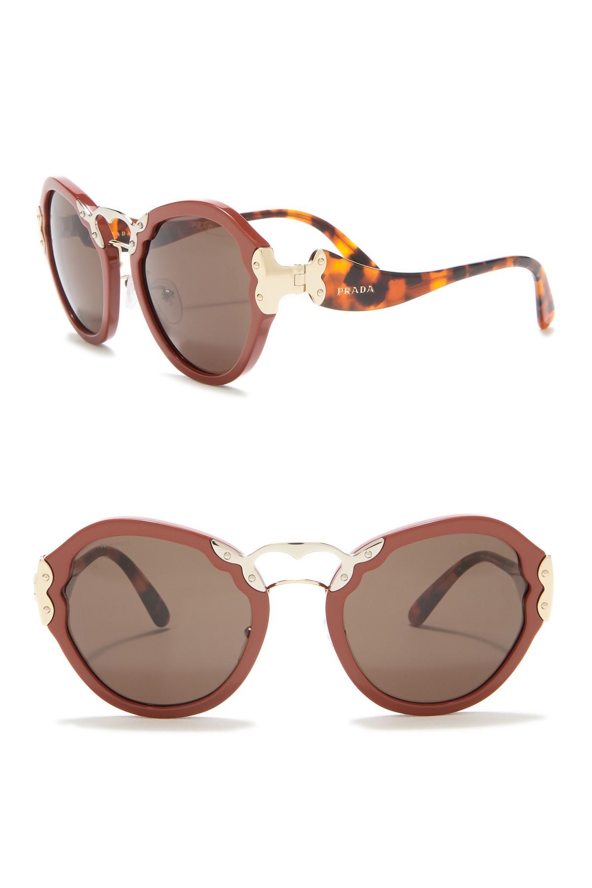 prada irregular sunglasses