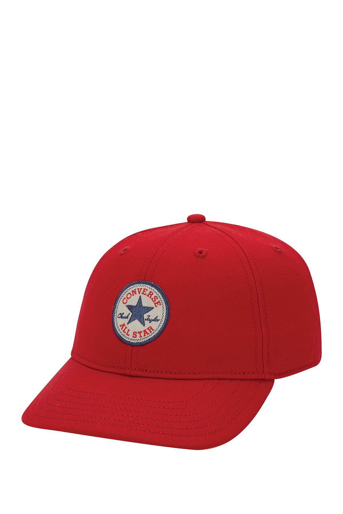 red converse hat