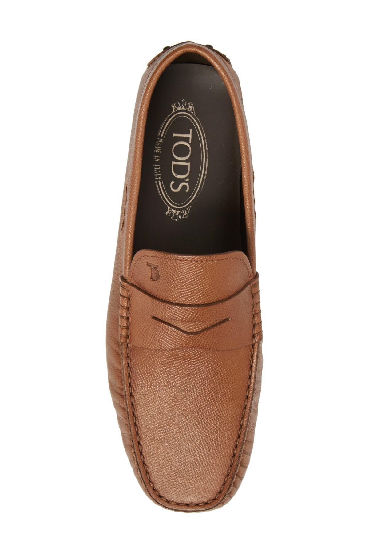 Tod's Leather City Driving Shoe in Tan Leather (Brown) for Men - Lyst